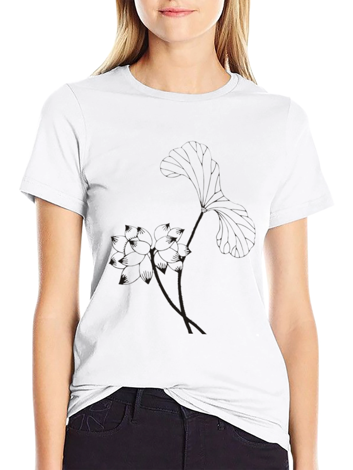 Stylish Black Graphic Print Mens T-Shirt