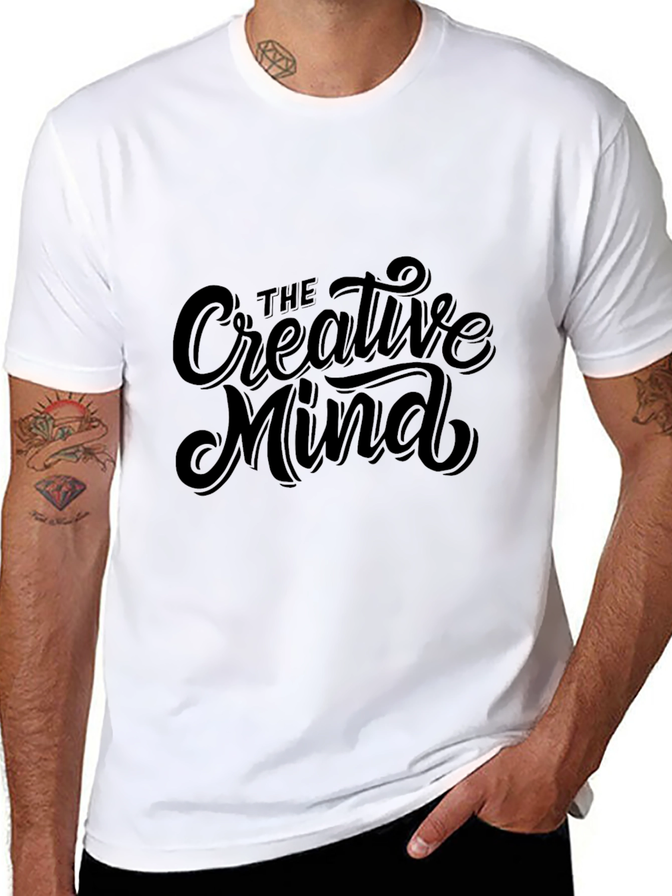 The Creative Mind Black Graphic Tee
