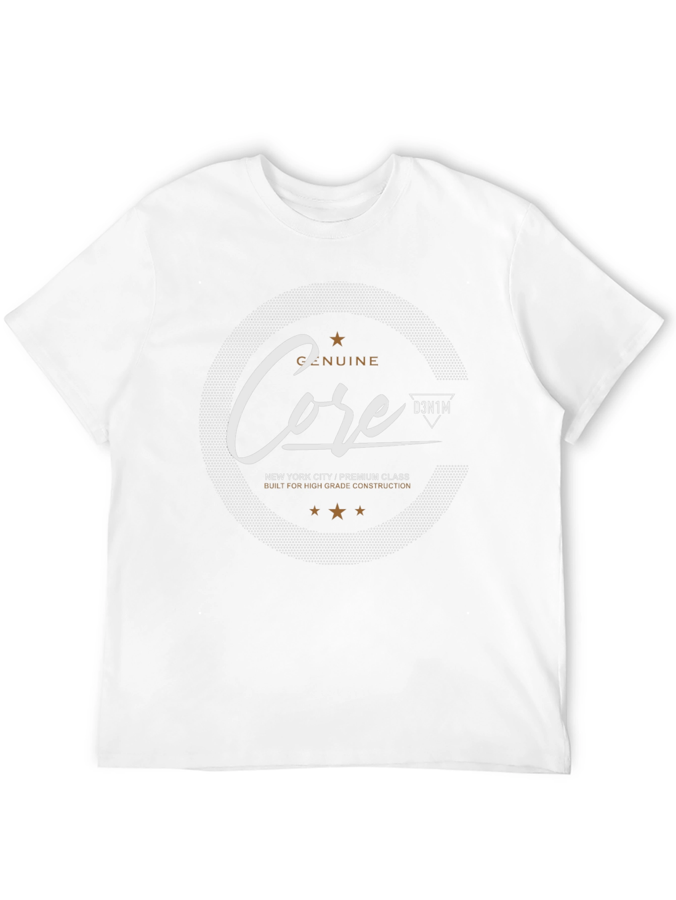 Mens Black Core Graphic Print T-Shirt