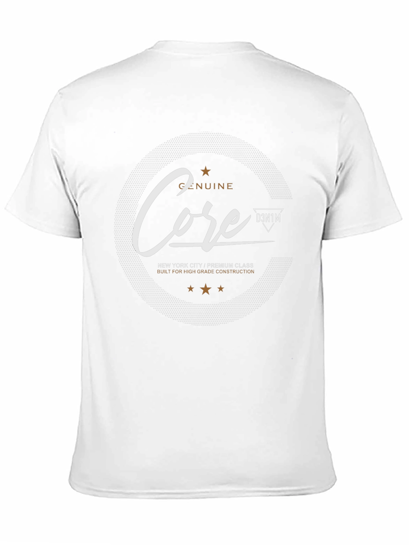 Mens Black Core Graphic Print T-Shirt