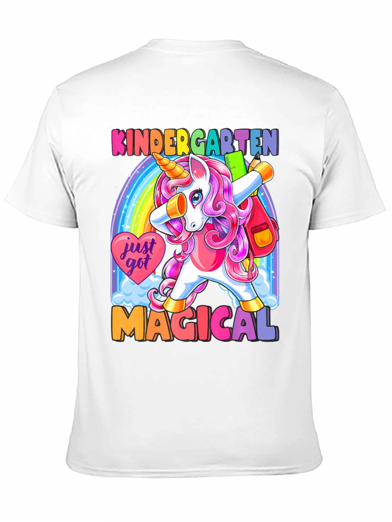 Kindergarten Unicorn Dabbing T-Shirt