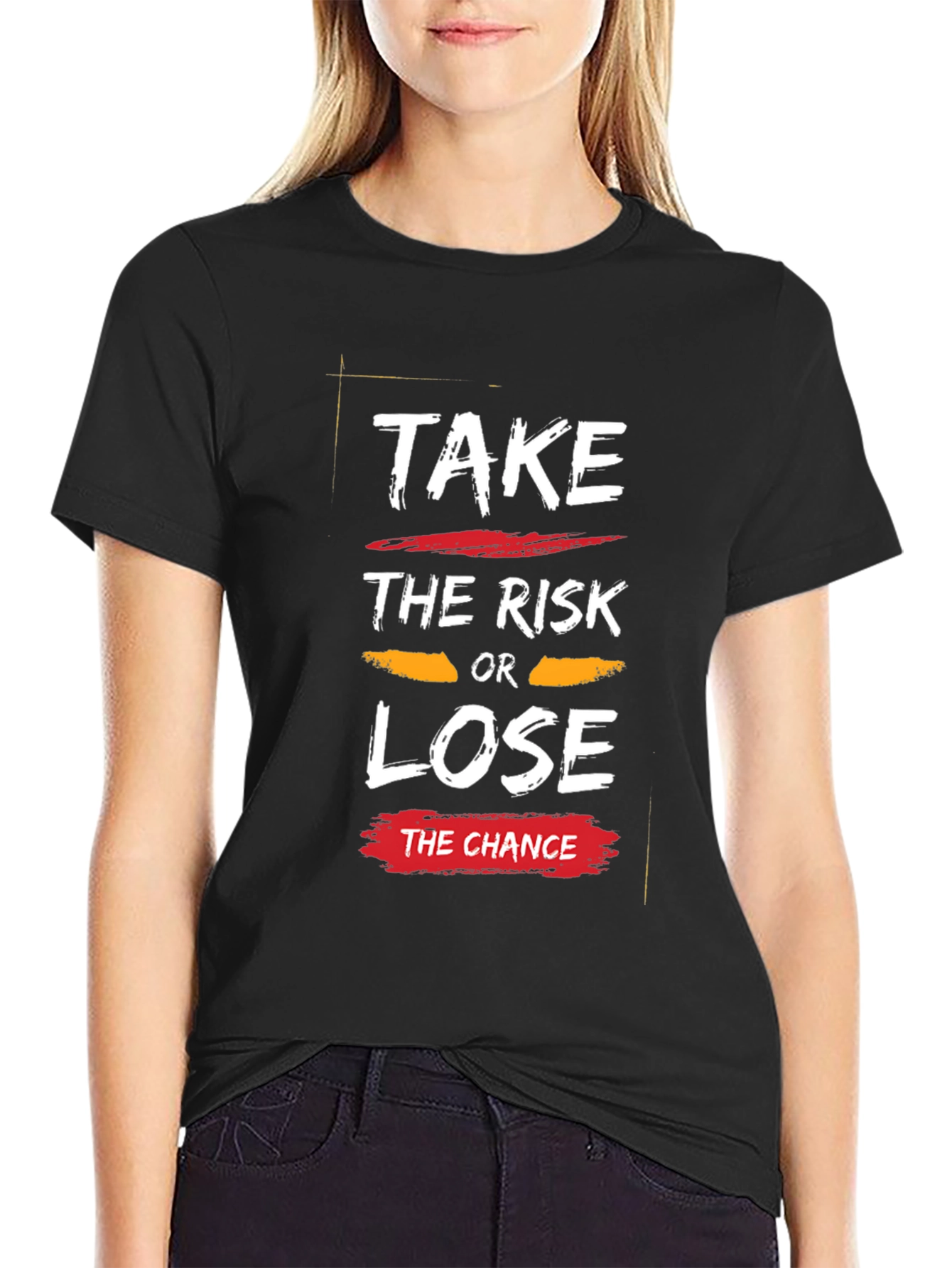 Take the Risk Graphic T-Shirt - Black