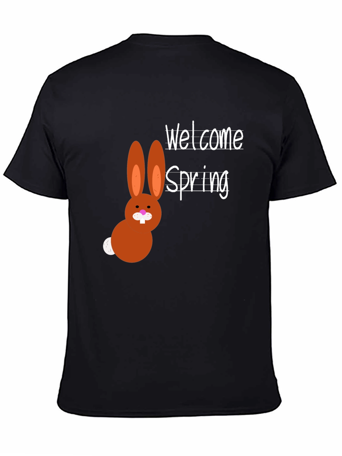 Welcome Spring Easter Bunny T-Shirt