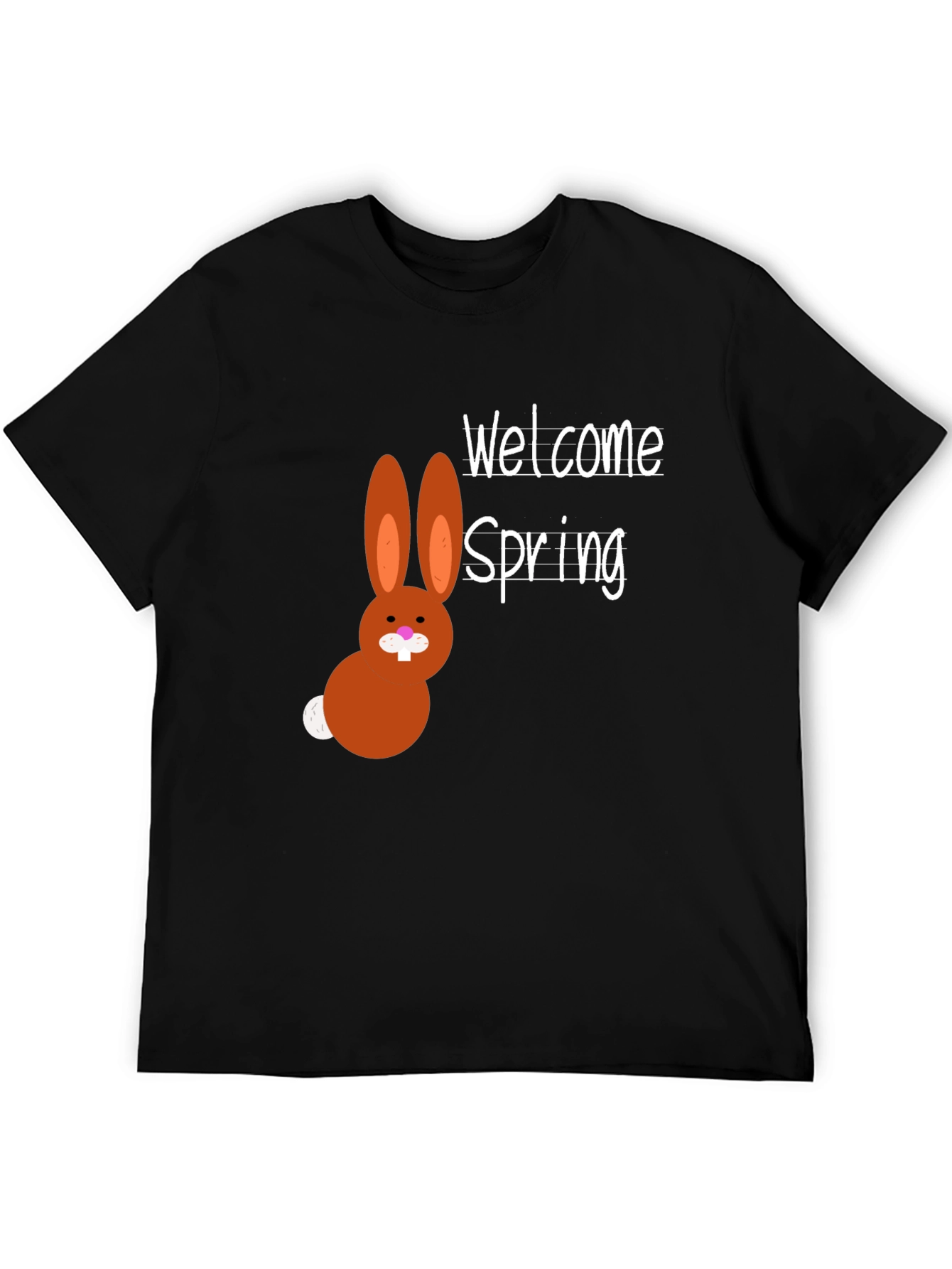 Welcome Spring Easter Bunny T-Shirt