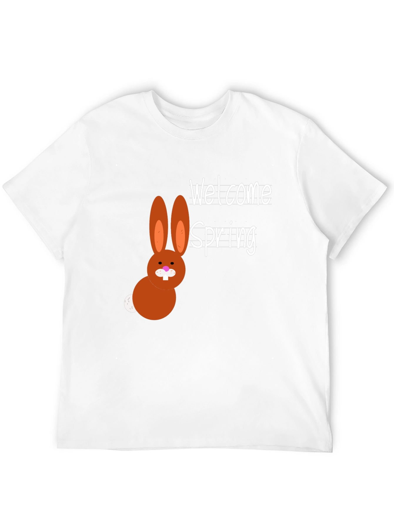Welcome Spring Easter Bunny T-Shirt
