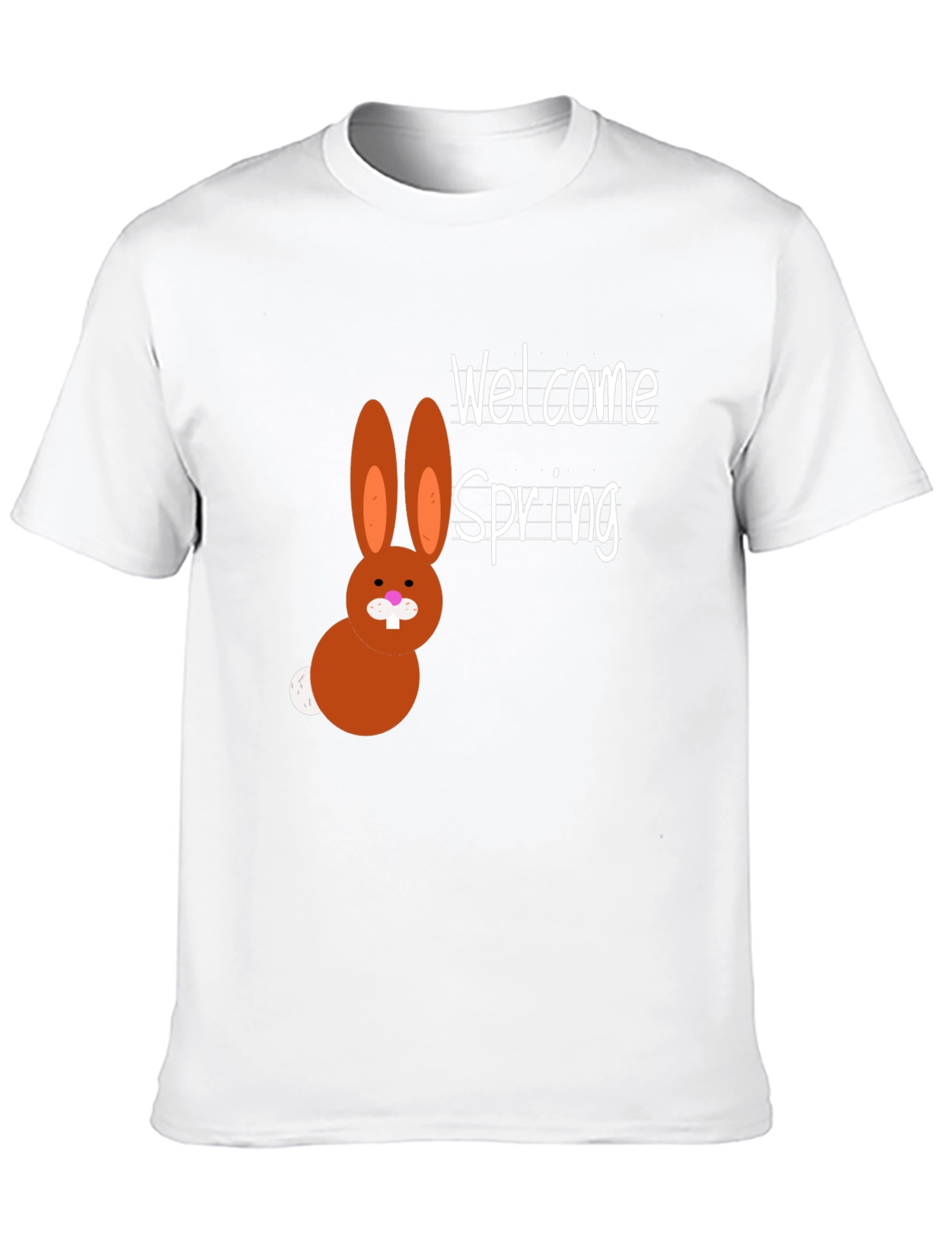 Welcome Spring Easter Bunny T-Shirt