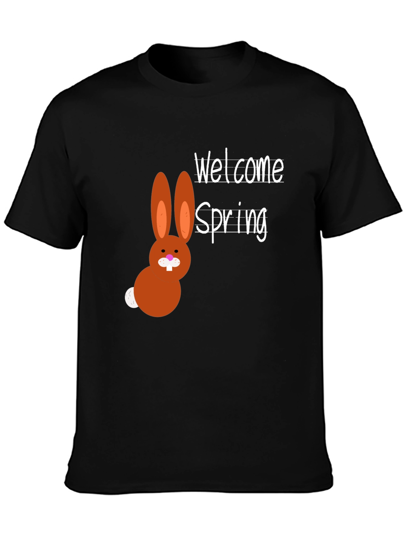 Welcome Spring Easter Bunny T-Shirt