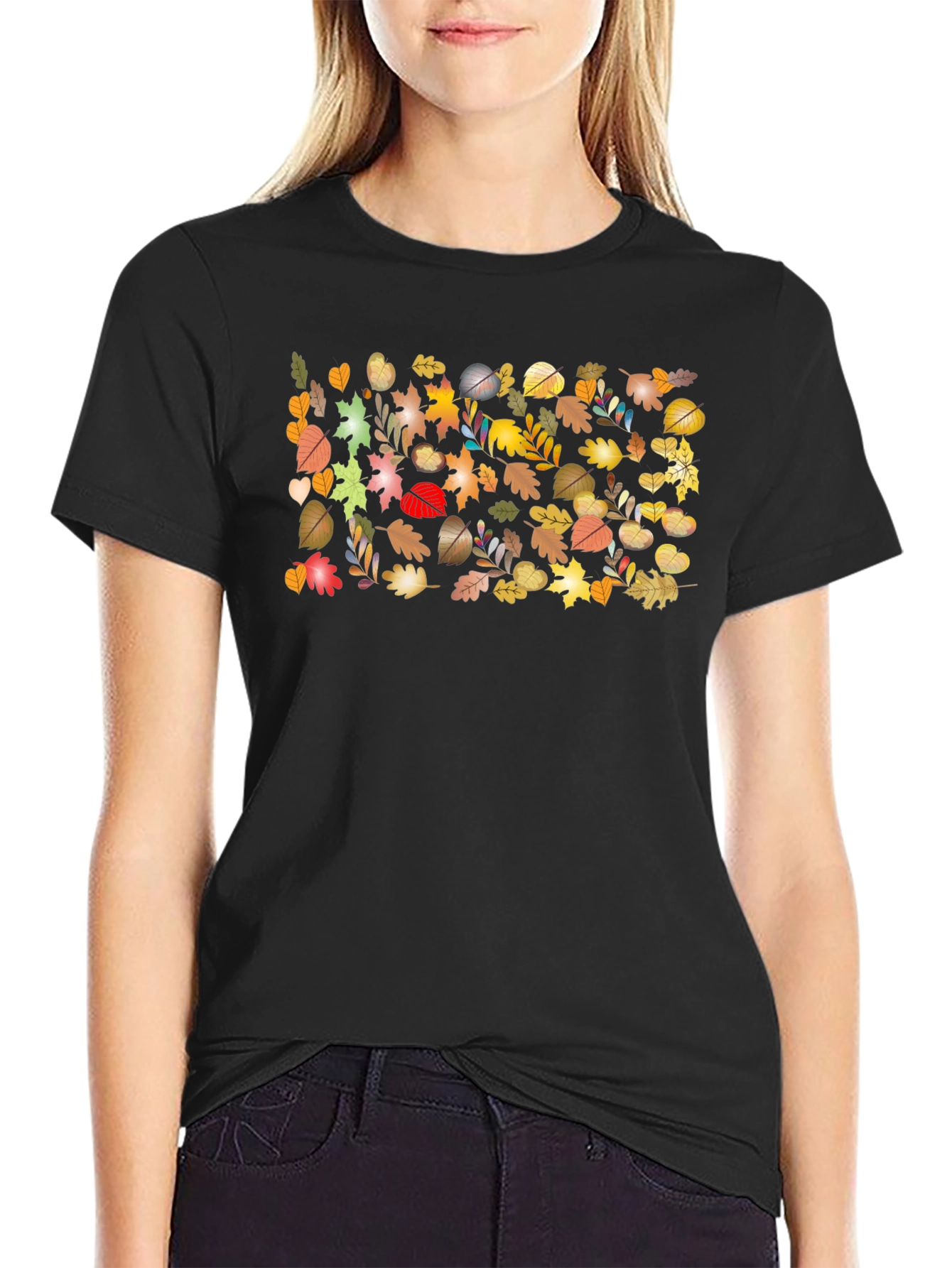 Autumn Leaves T-Shirt - Nature Inspired Design