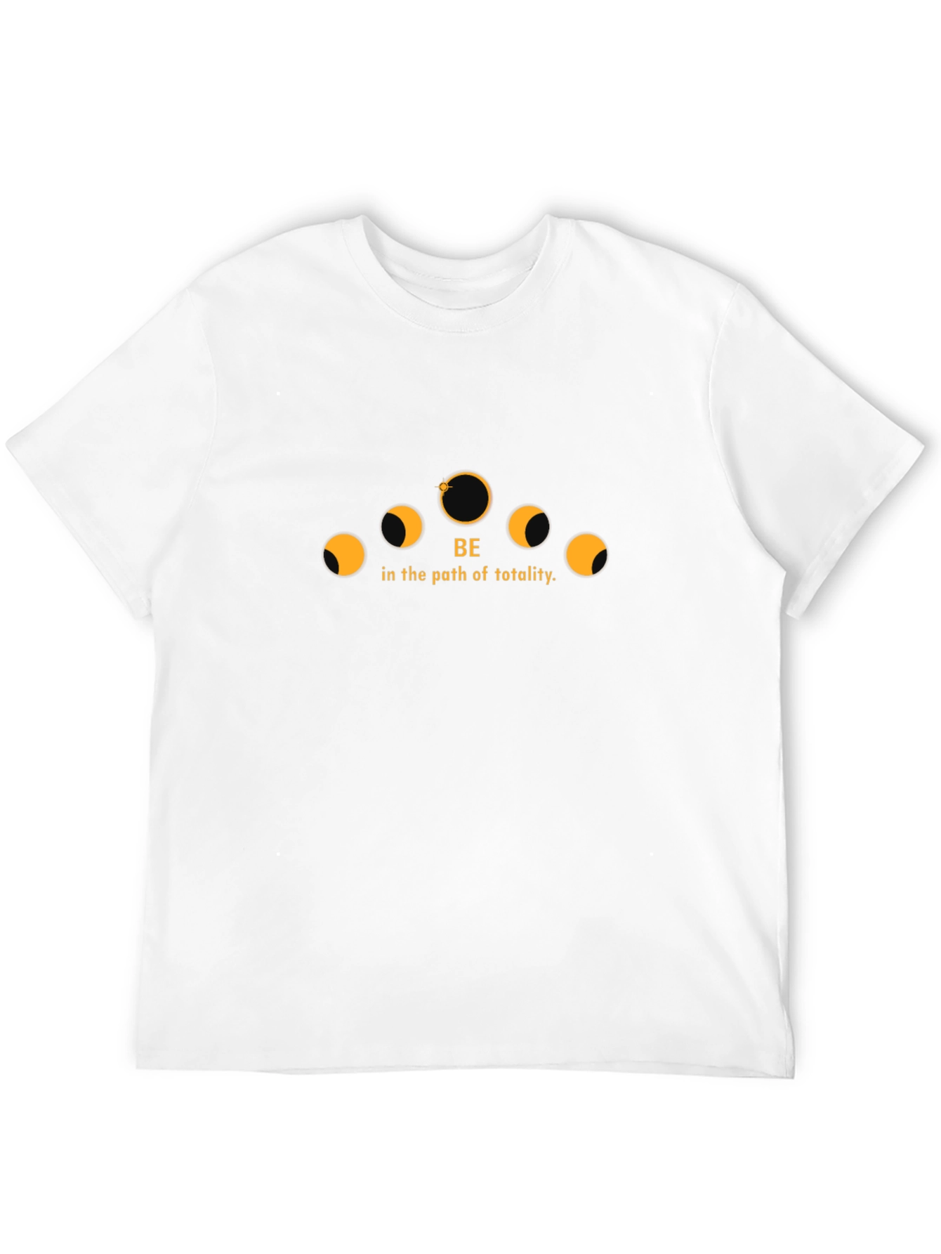 Path of Totality Eclipse Graphic Tee - Black Cotton