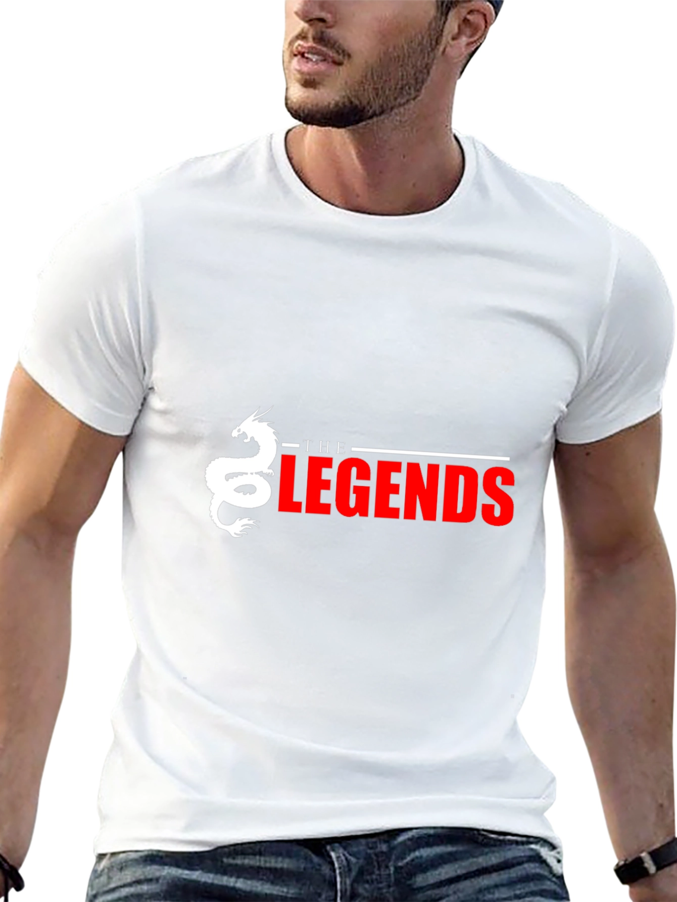 The Legends Graphic Tee - Dragon Design