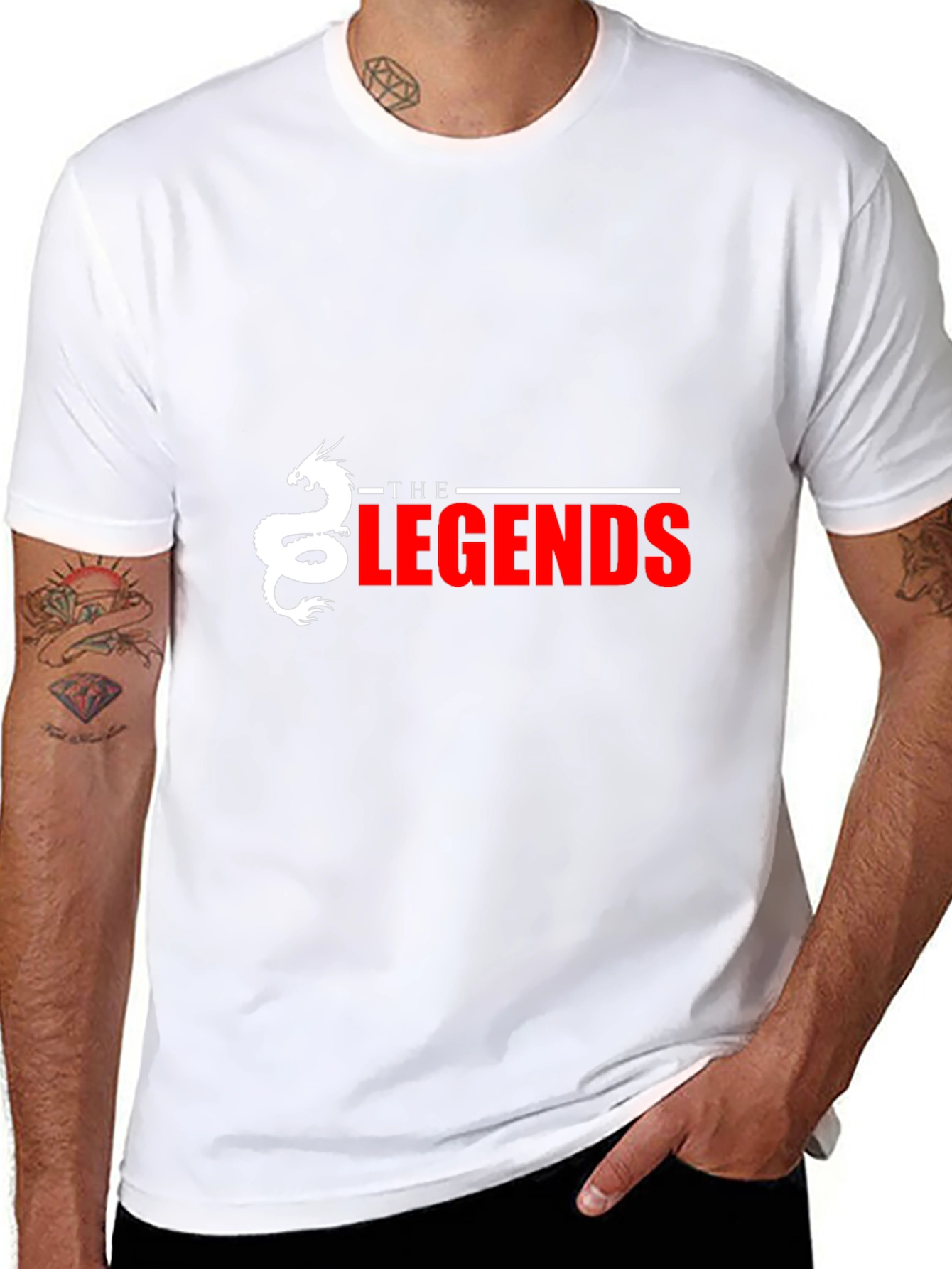 The Legends Graphic Tee - Dragon Design