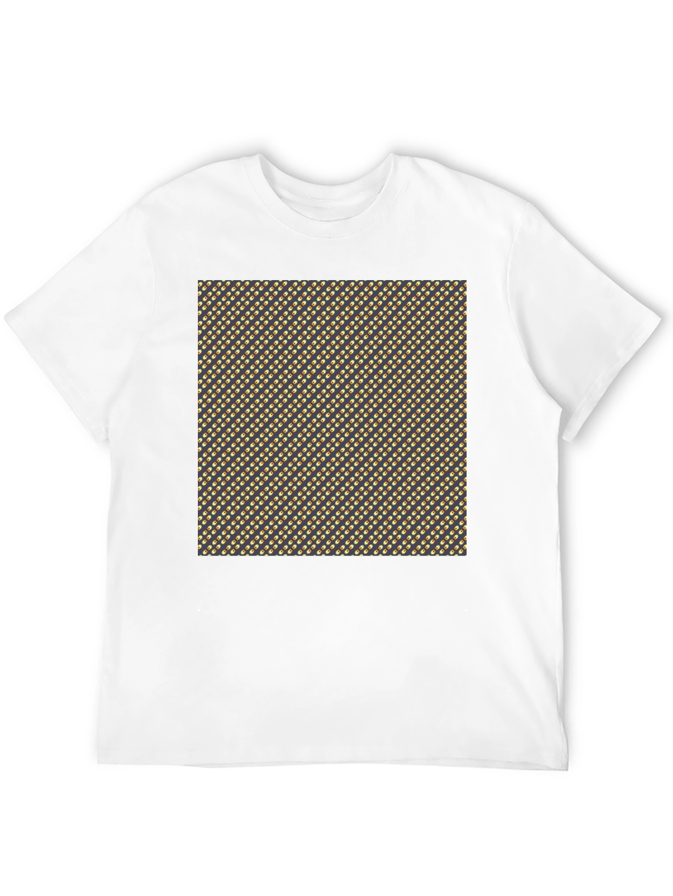 Stylish Black Tee with Unique Pattern