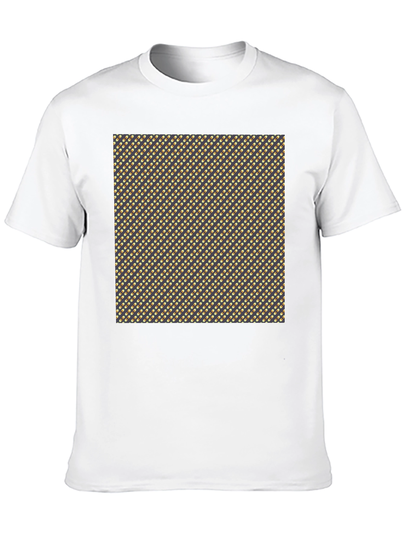 Stylish Black Tee with Unique Pattern