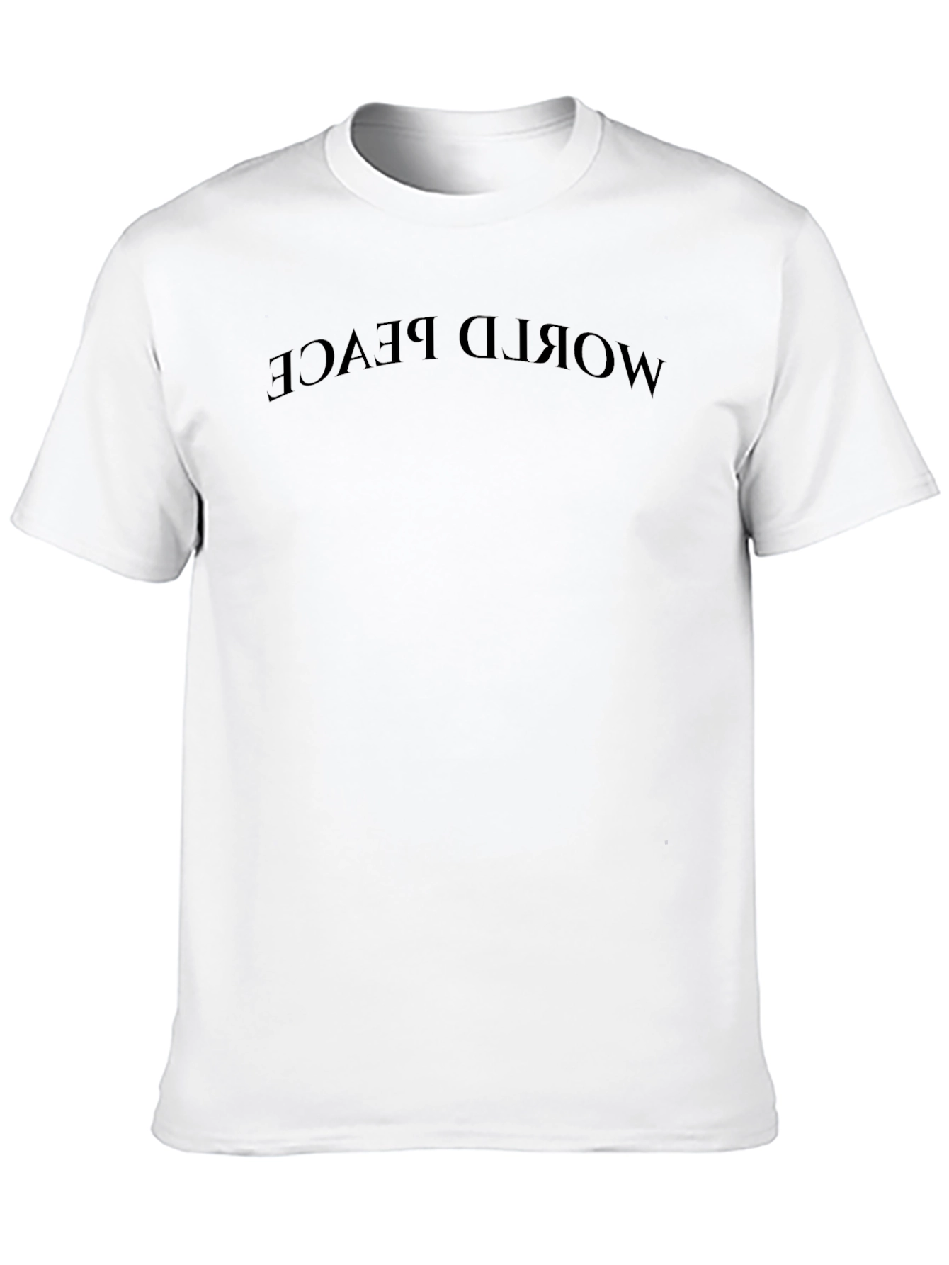 Black World Peace T-Shirt - Unisex