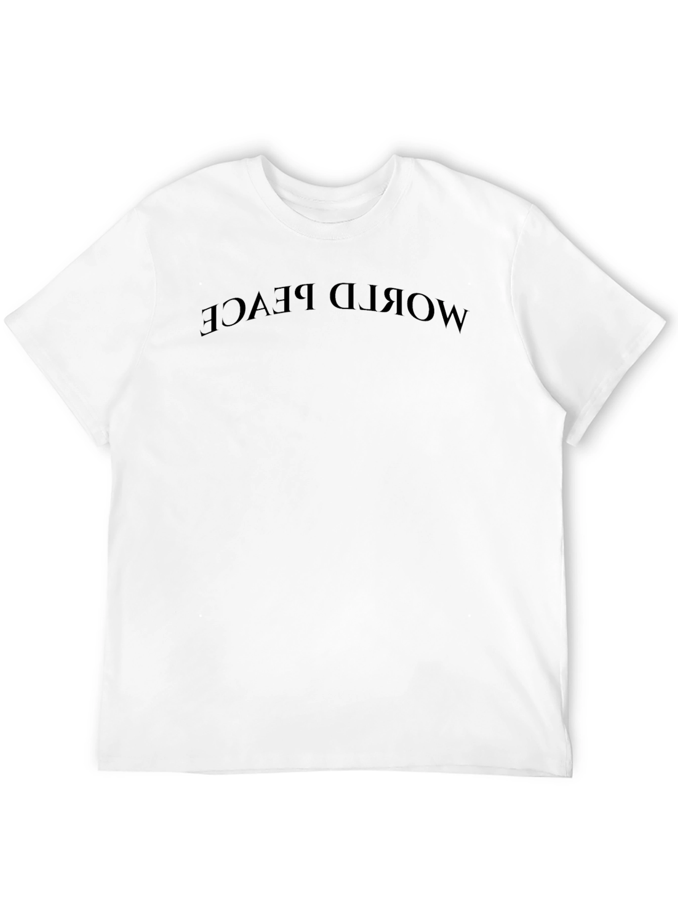 Black World Peace T-Shirt - Unisex