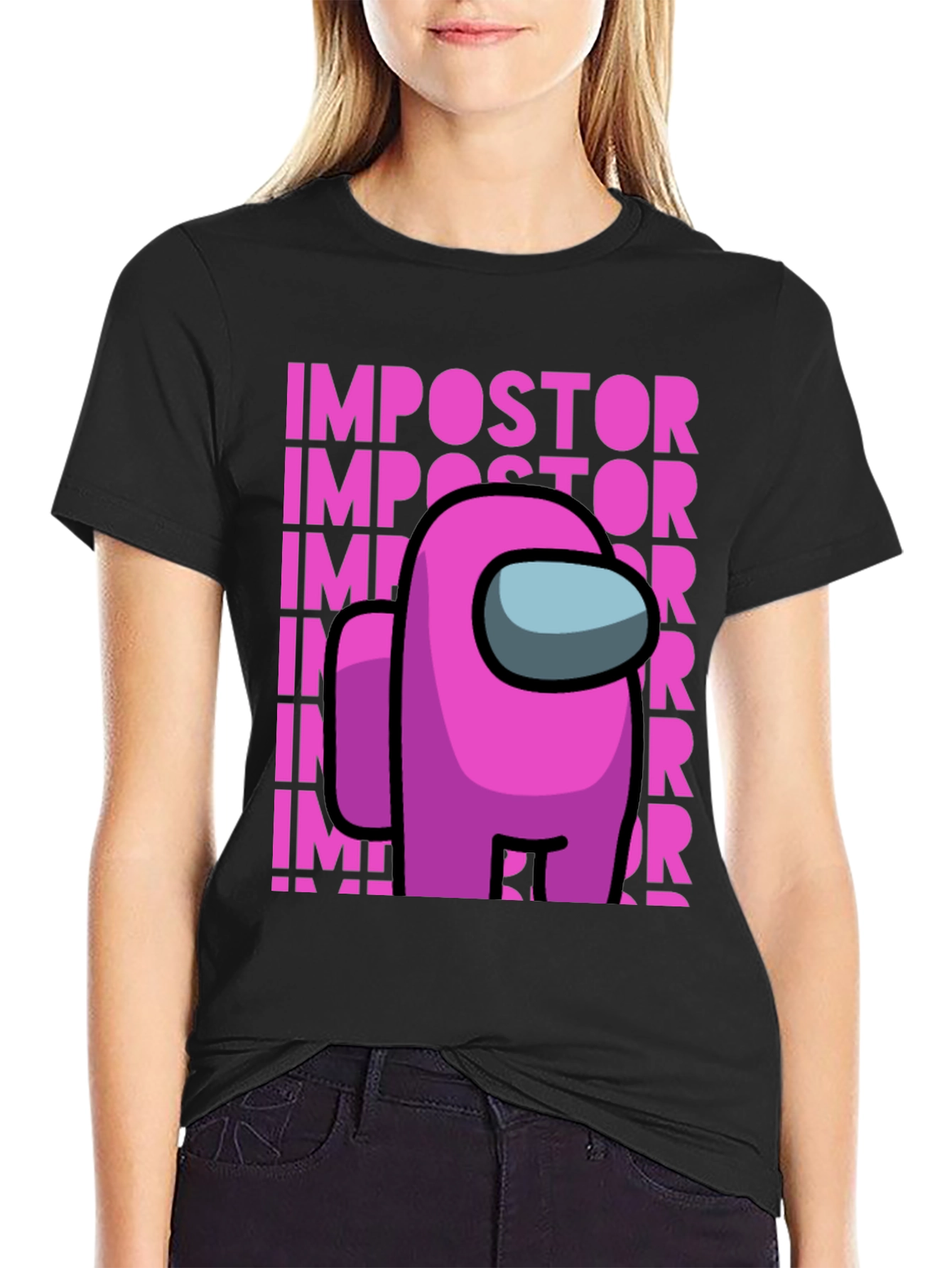 Among Us Impostor T-Shirt - Crewmate Gaming Tee