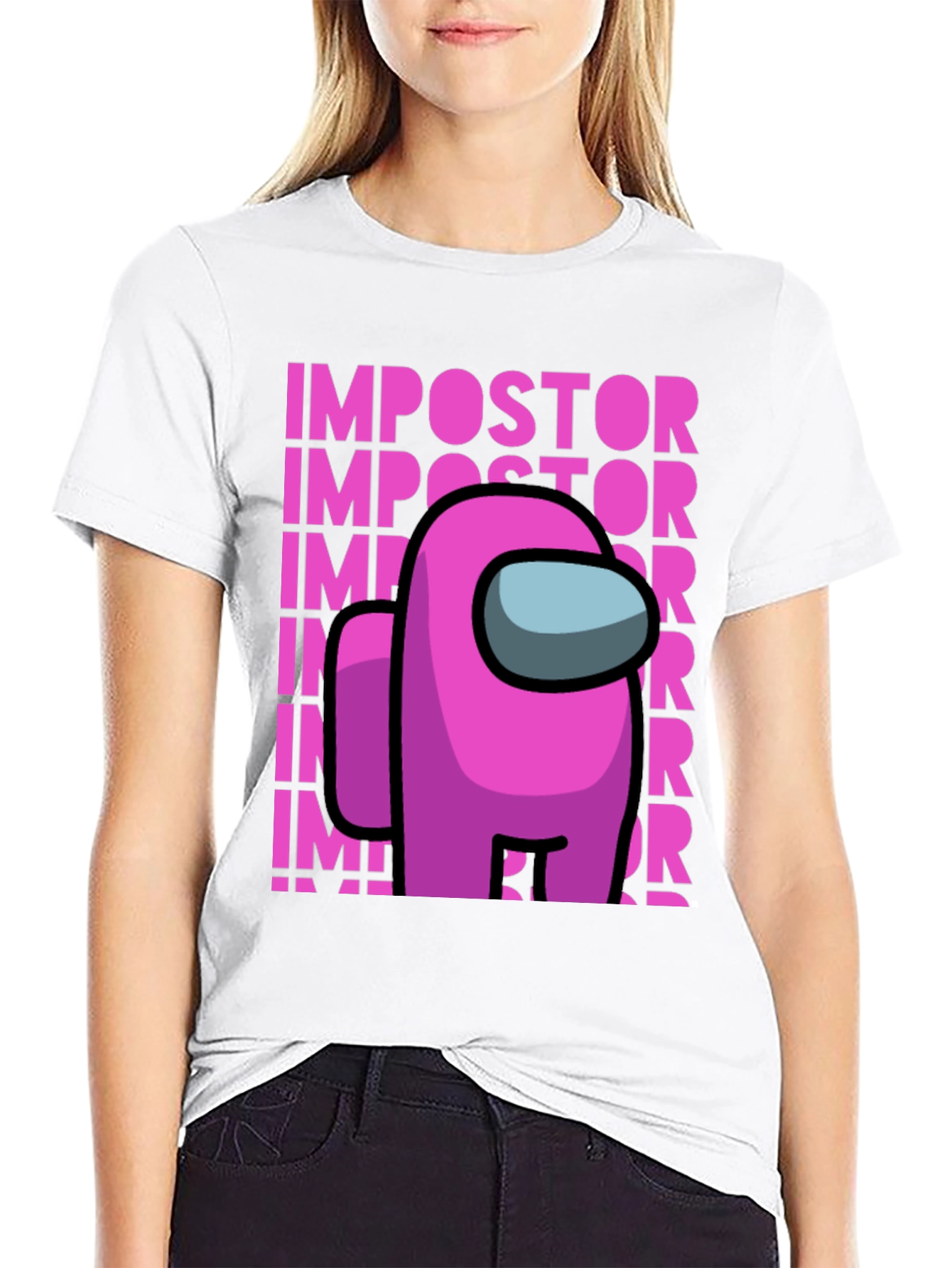 Among Us Impostor T-Shirt - Crewmate Gaming Tee