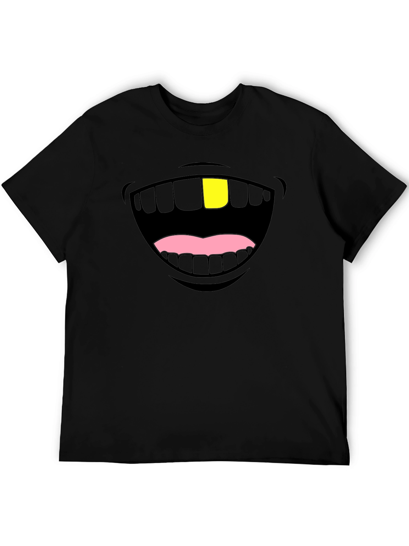 Funny Gold Tooth Graphic T-Shirt