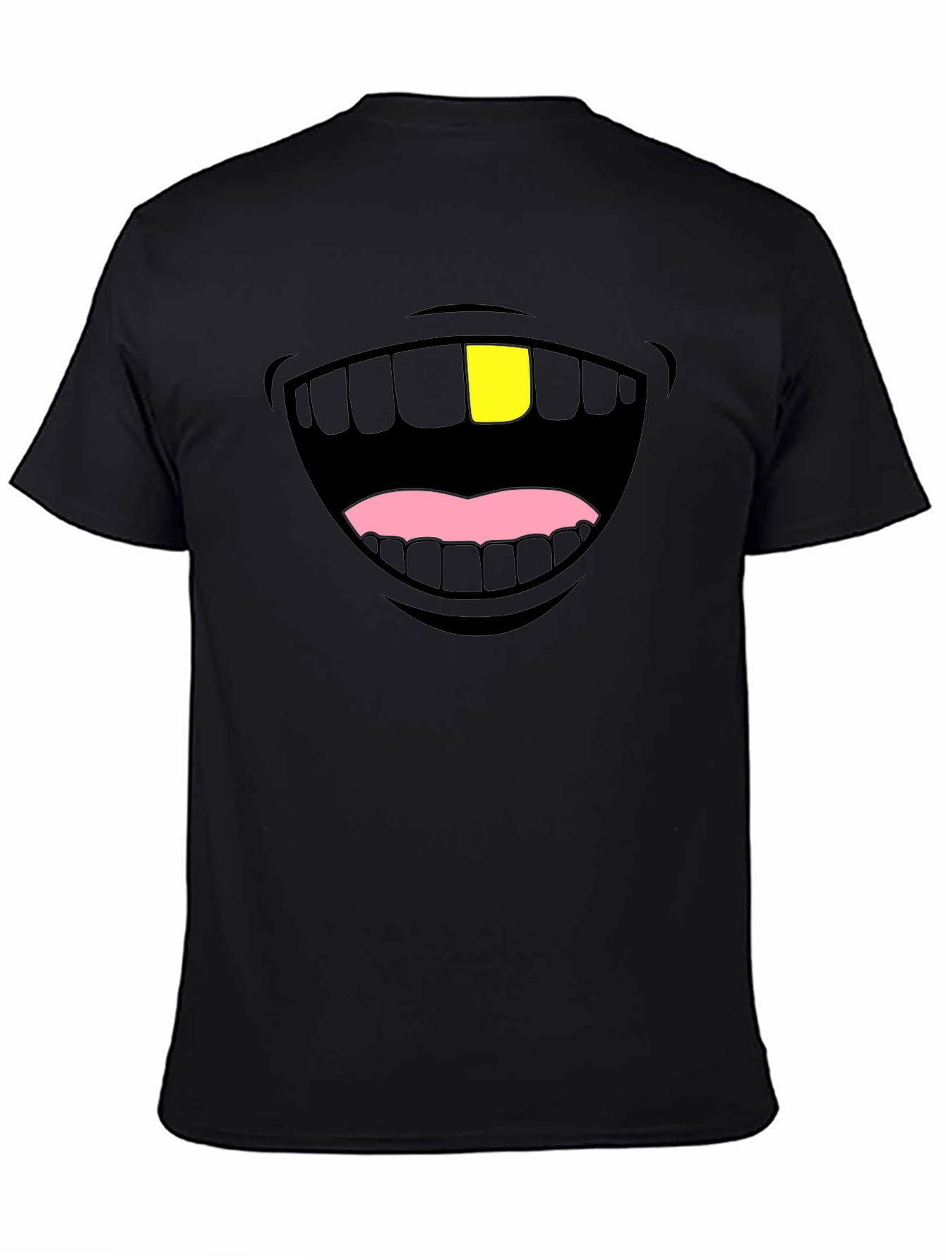 Funny Gold Tooth Graphic T-Shirt