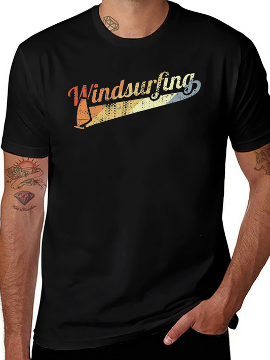 Retro Windsurfing T-Shirt - Vintage Style Tee