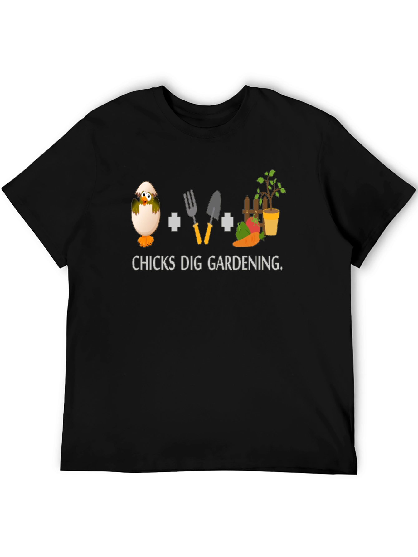 Chicks Dig Gardening Graphic T-Shirt