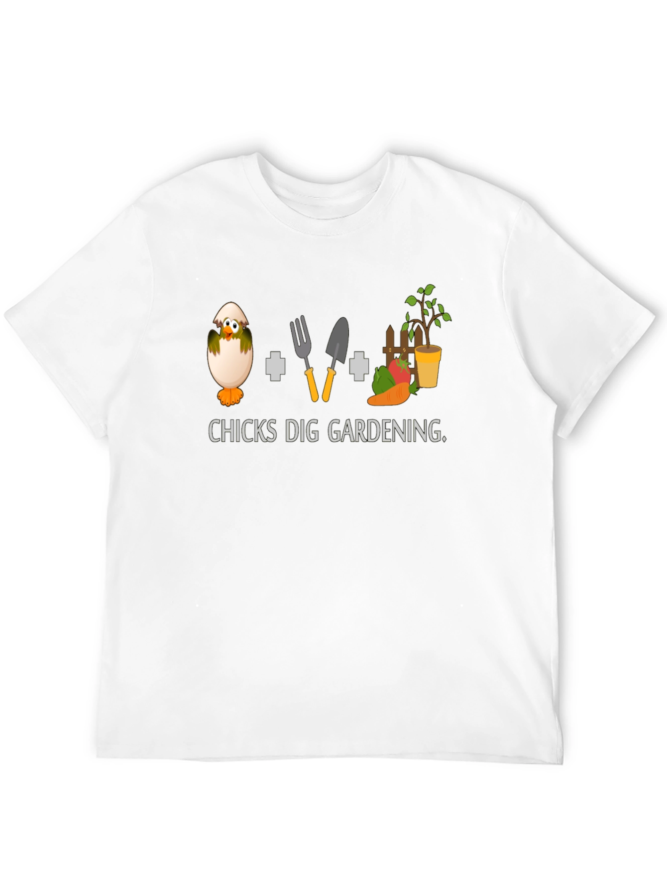 Chicks Dig Gardening Graphic T-Shirt