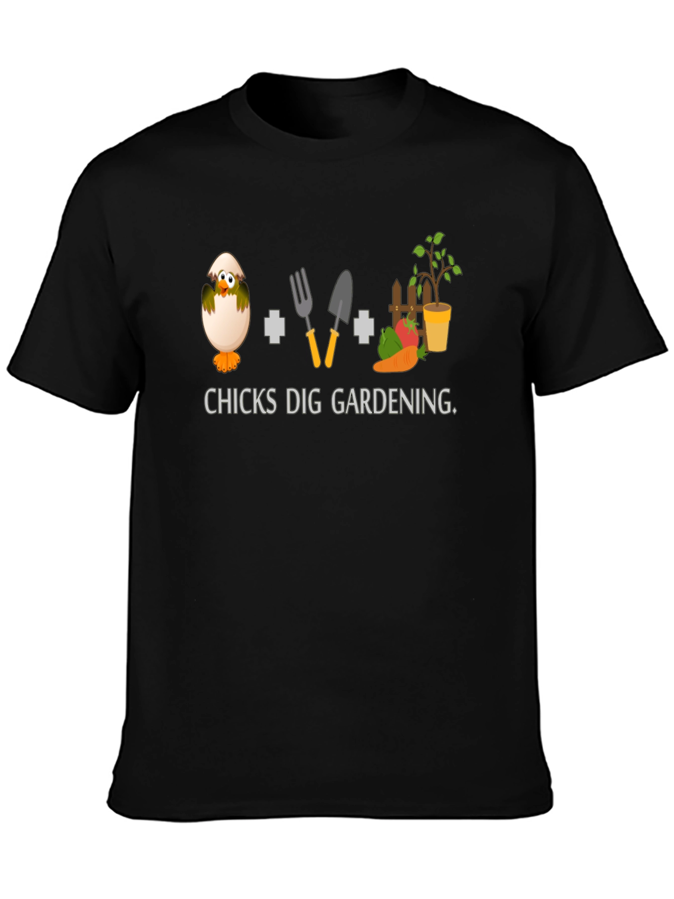 Chicks Dig Gardening Graphic T-Shirt