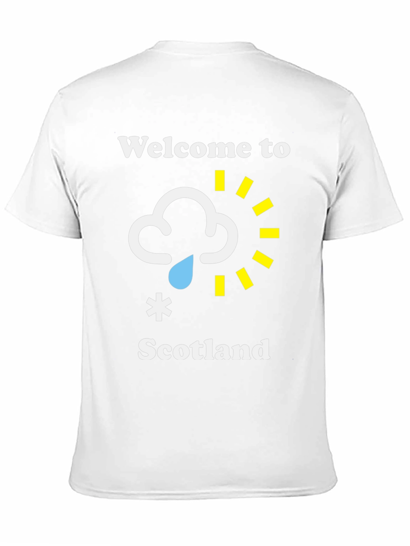 Welcome to Scotland Funny Weather Graphic Tee