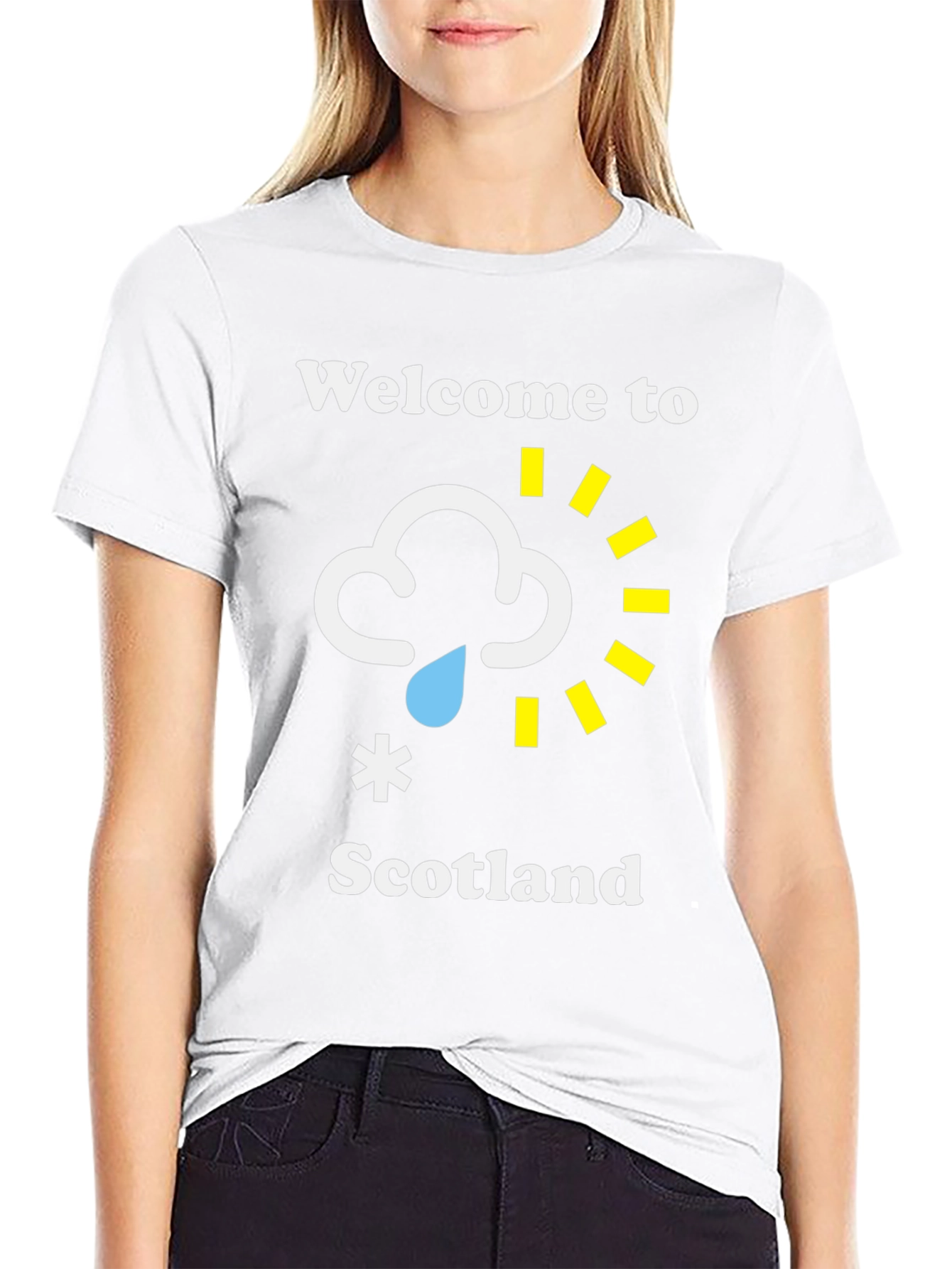 Welcome to Scotland Funny Weather Graphic Tee