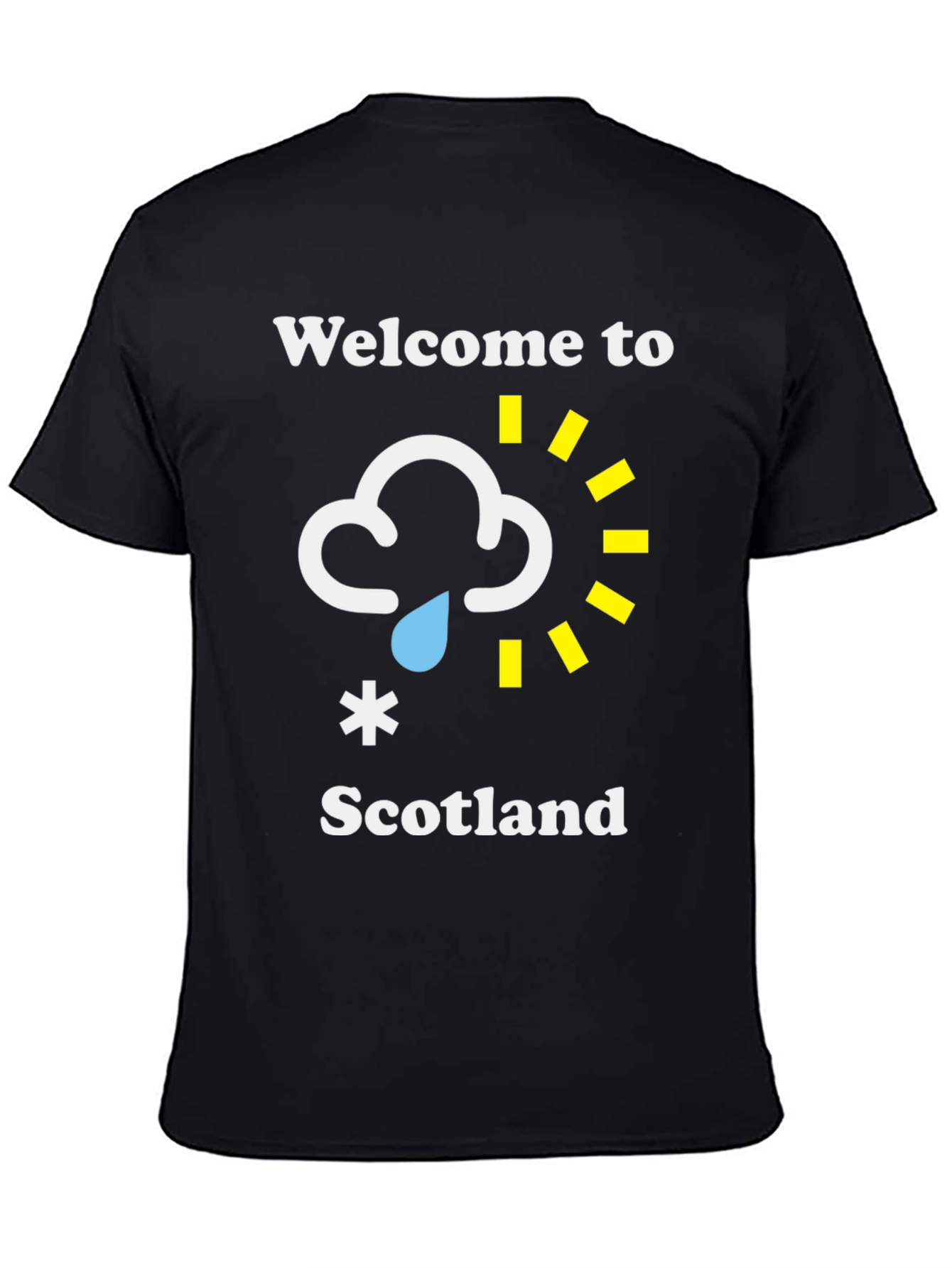 Welcome to Scotland Funny Weather Graphic Tee