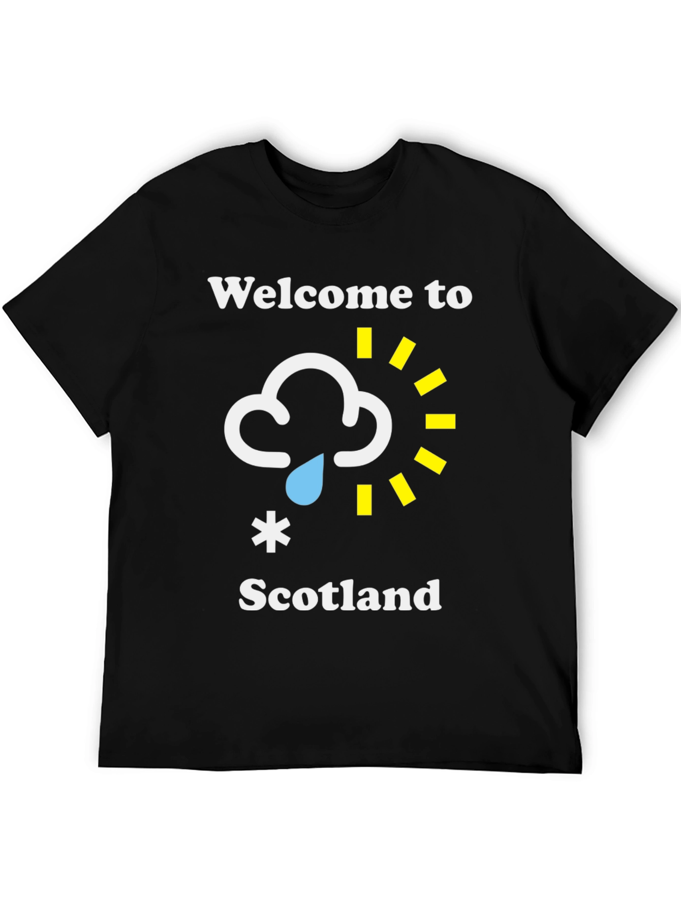 Welcome to Scotland Funny Weather Graphic Tee