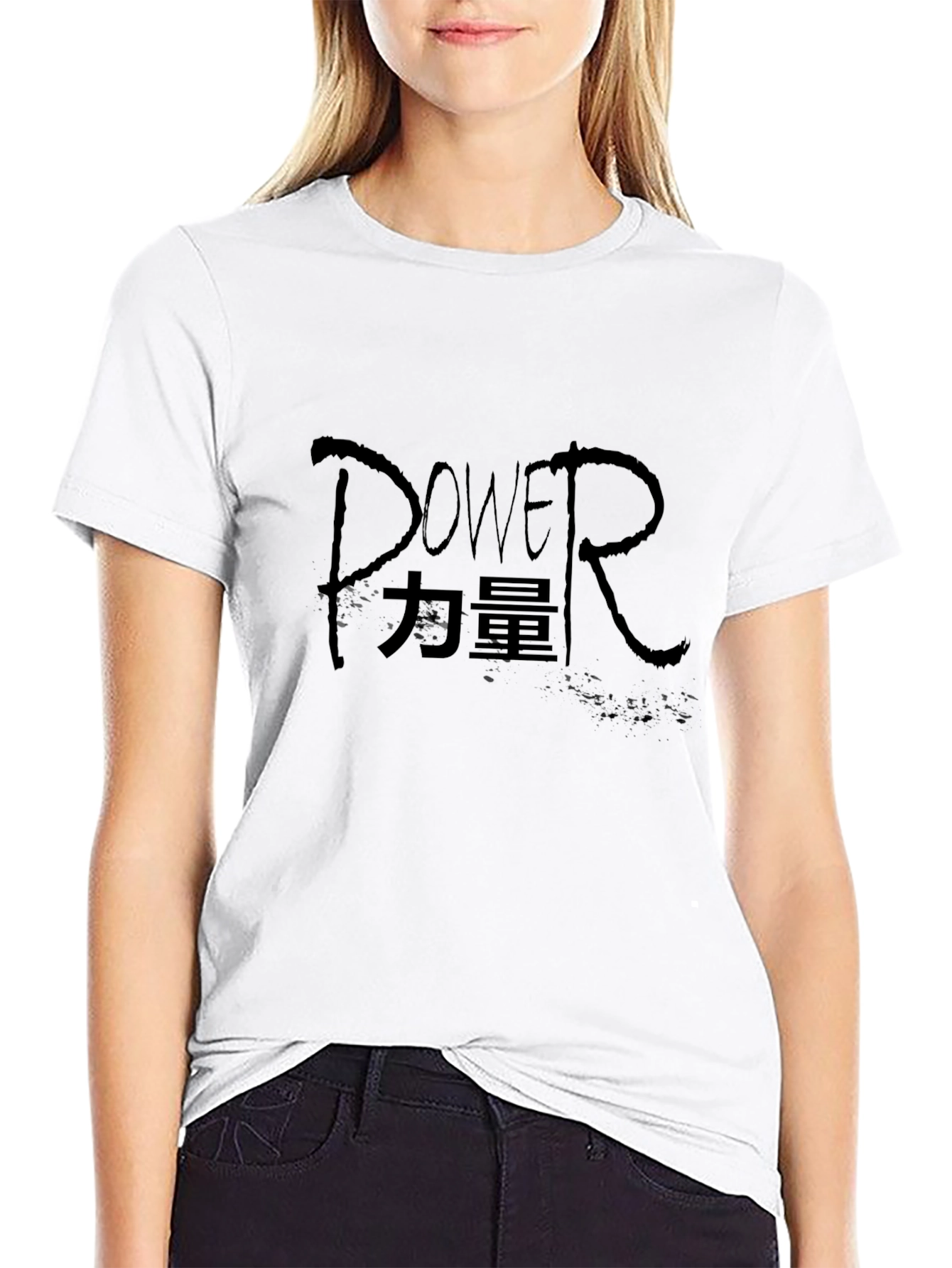 Power Graphic Tee - Stylish Mens Black T-Shirt