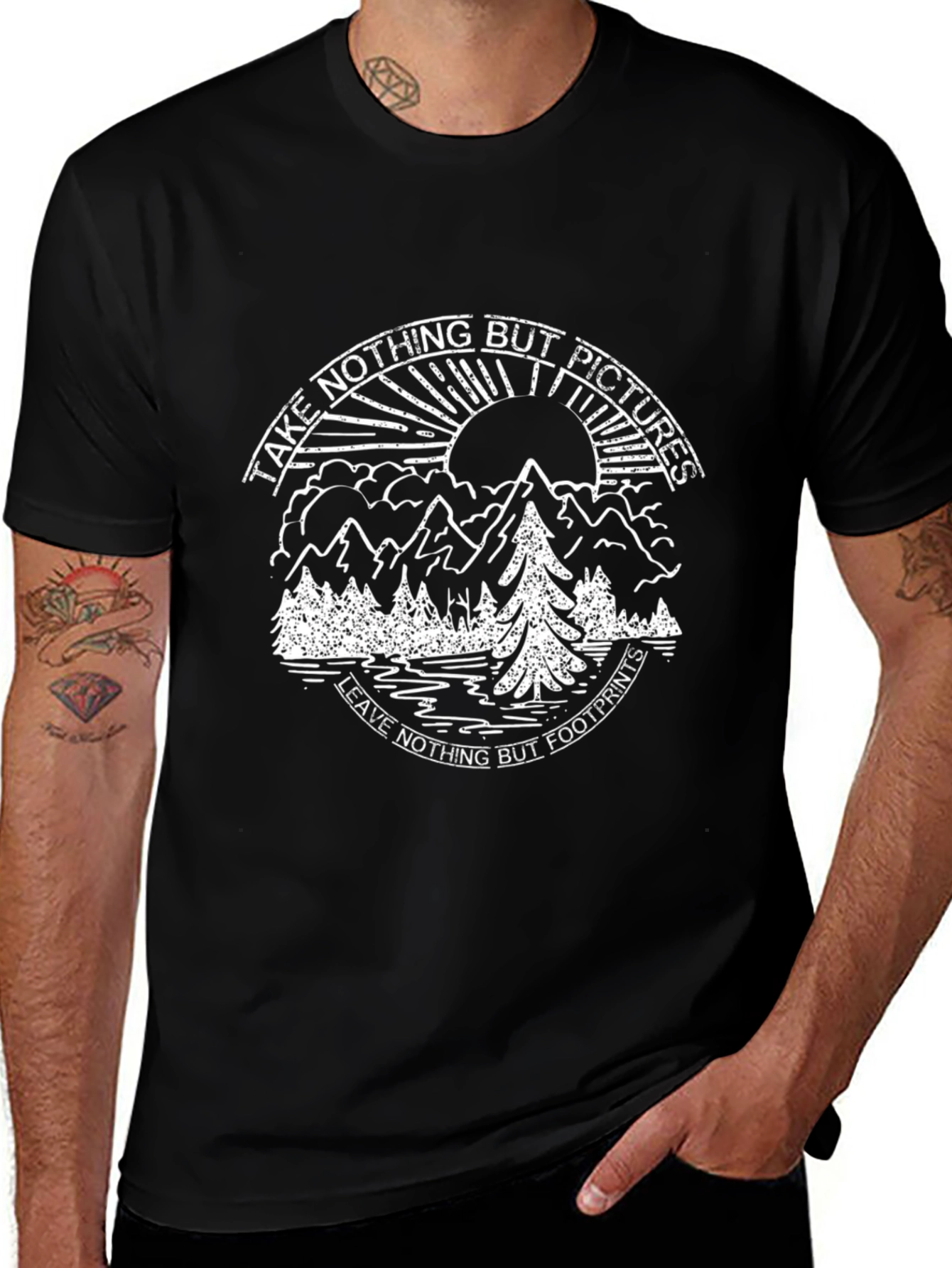 Nature Lover Graphic Tee - Take Nothing But Pictures