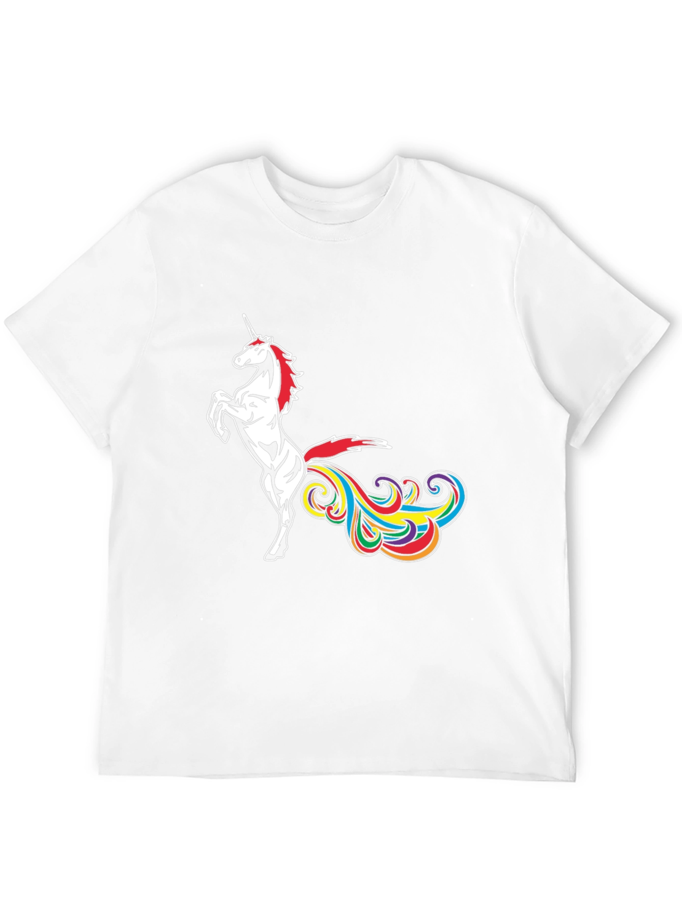 Unicorn Rainbow Funny Tee