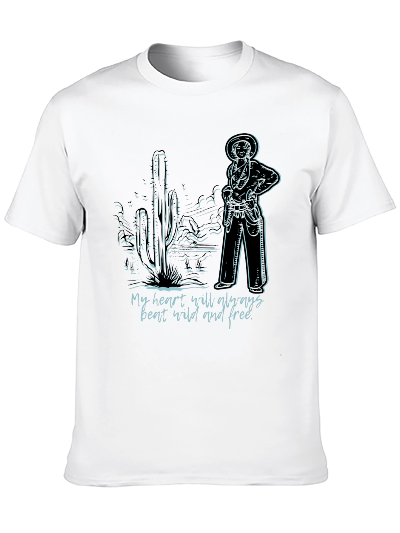 Wild Heart Cowboy Graphic Tee