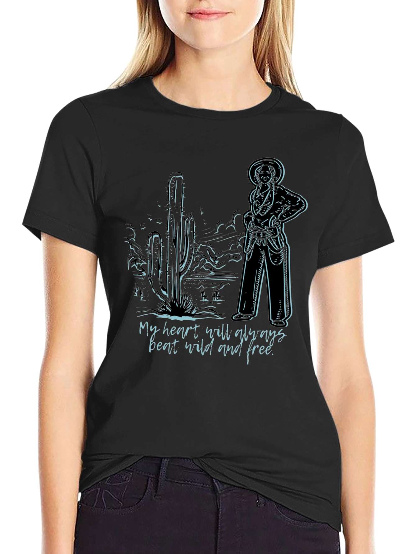 Wild Heart Cowboy Graphic Tee