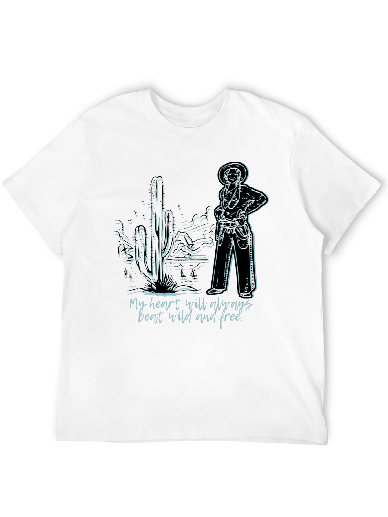 Wild Heart Cowboy Graphic Tee