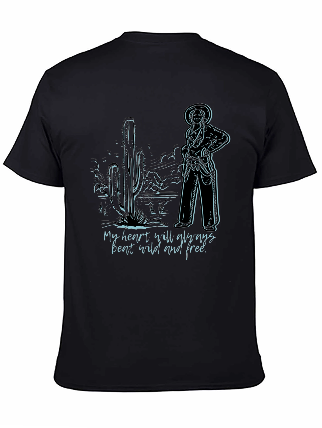 Wild Heart Cowboy Graphic Tee