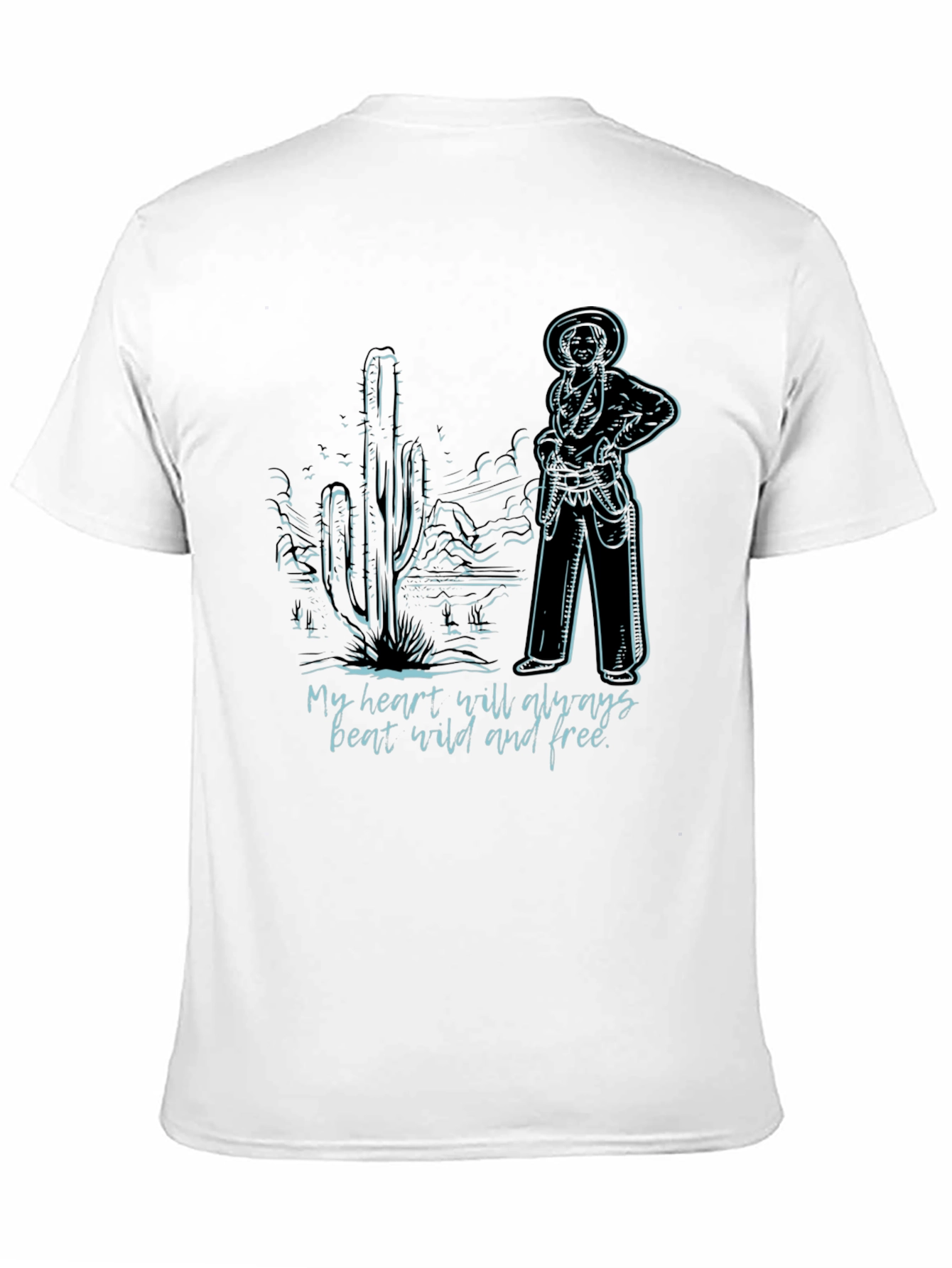 Wild Heart Cowboy Graphic Tee