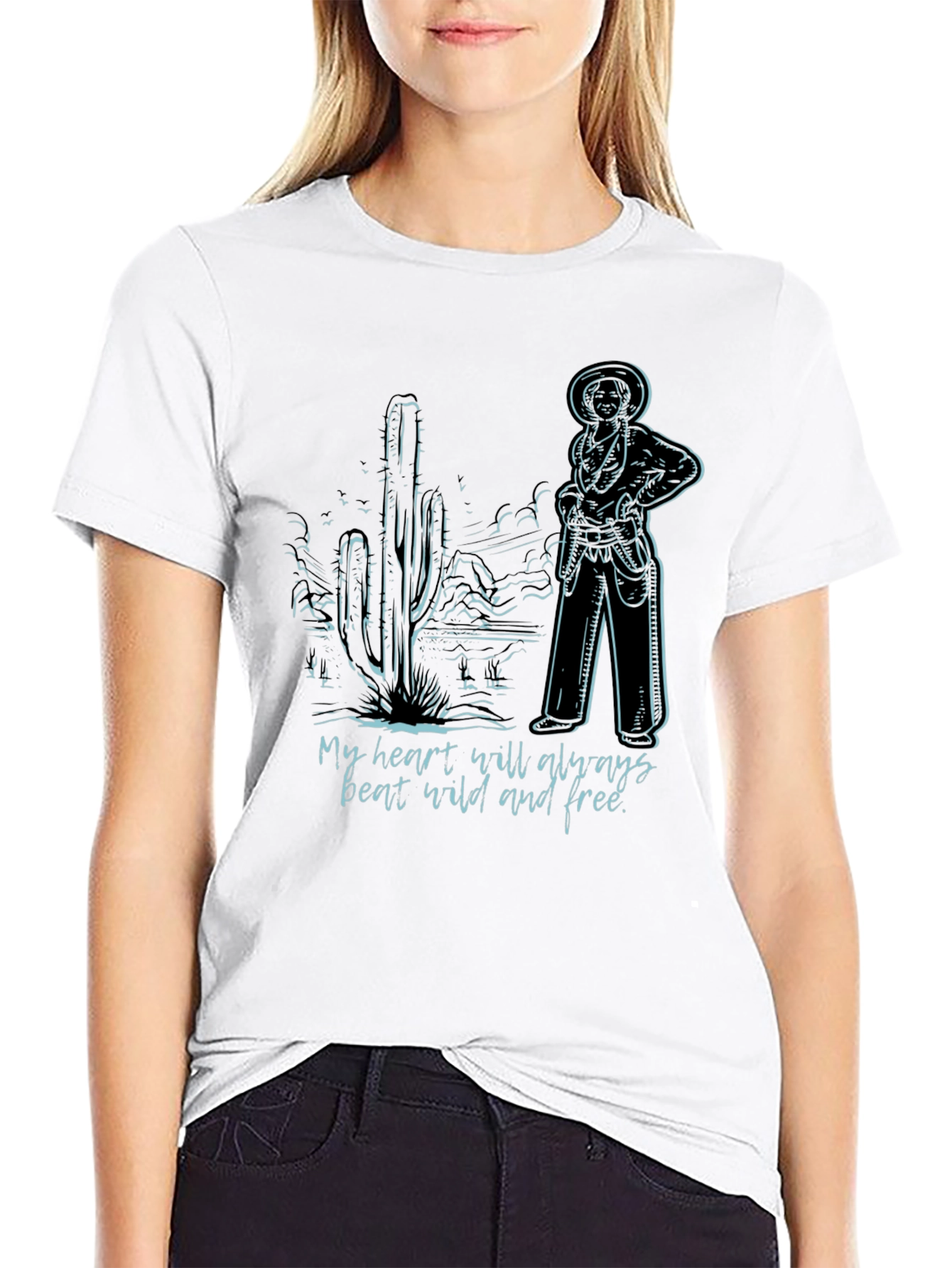 Wild Heart Cowboy Graphic Tee