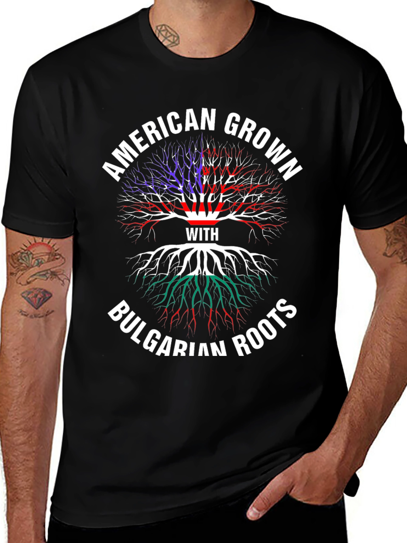 American Grown with Bulgarian Roots T-Shirt