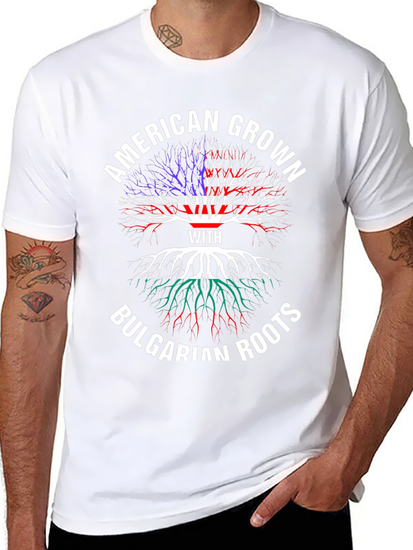 American Grown with Bulgarian Roots T-Shirt