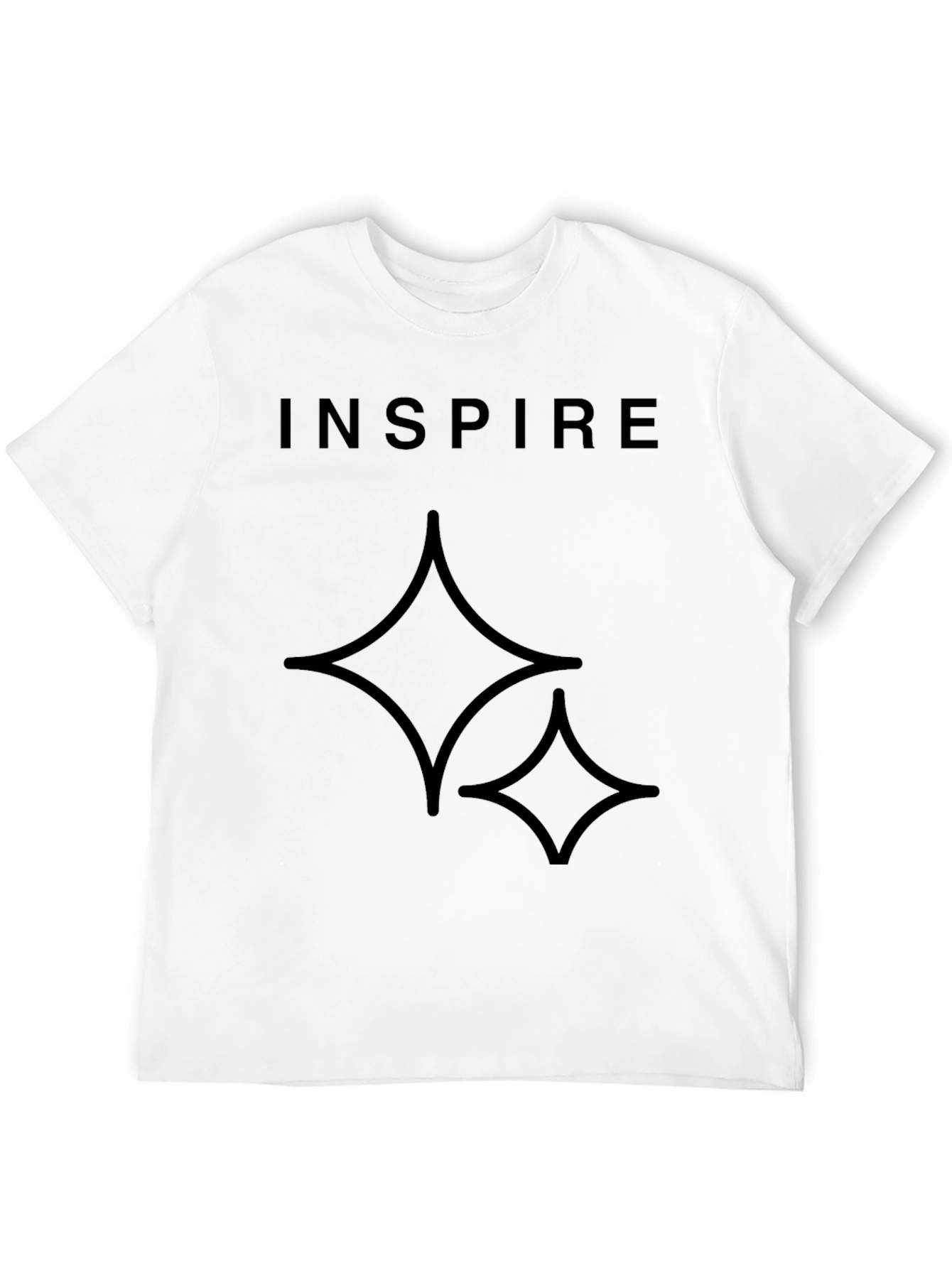 Inspire Black Graphic Tee