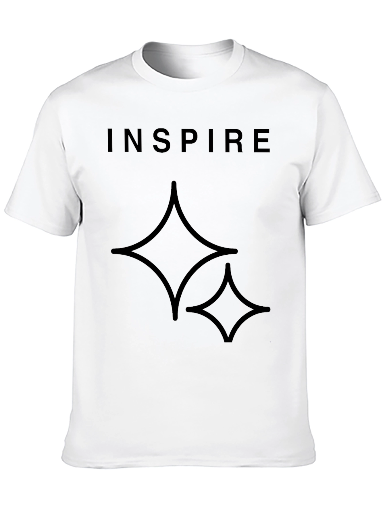 Inspire Black Graphic Tee