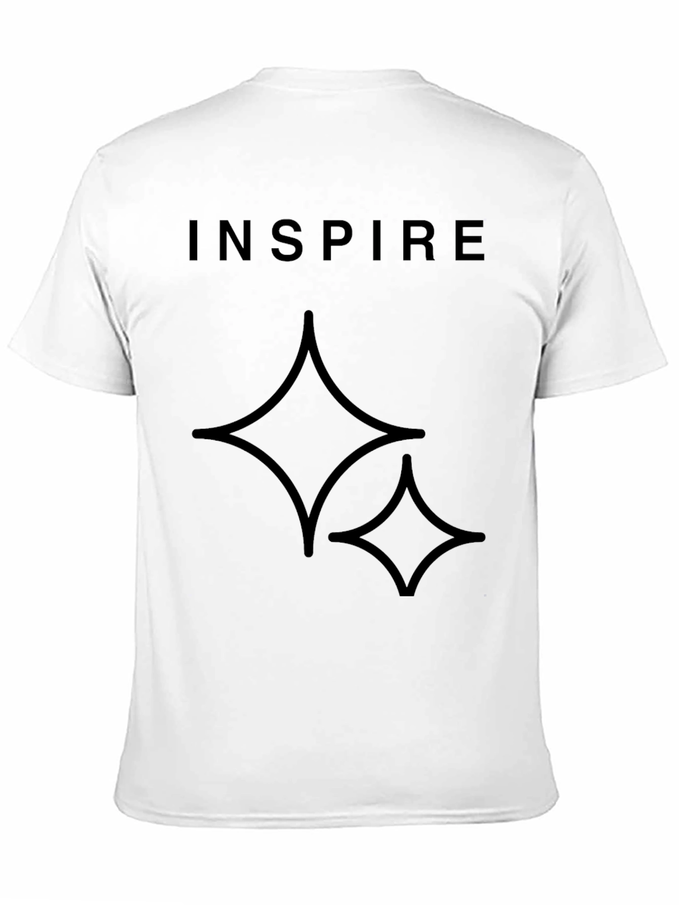 Inspire Black Graphic Tee