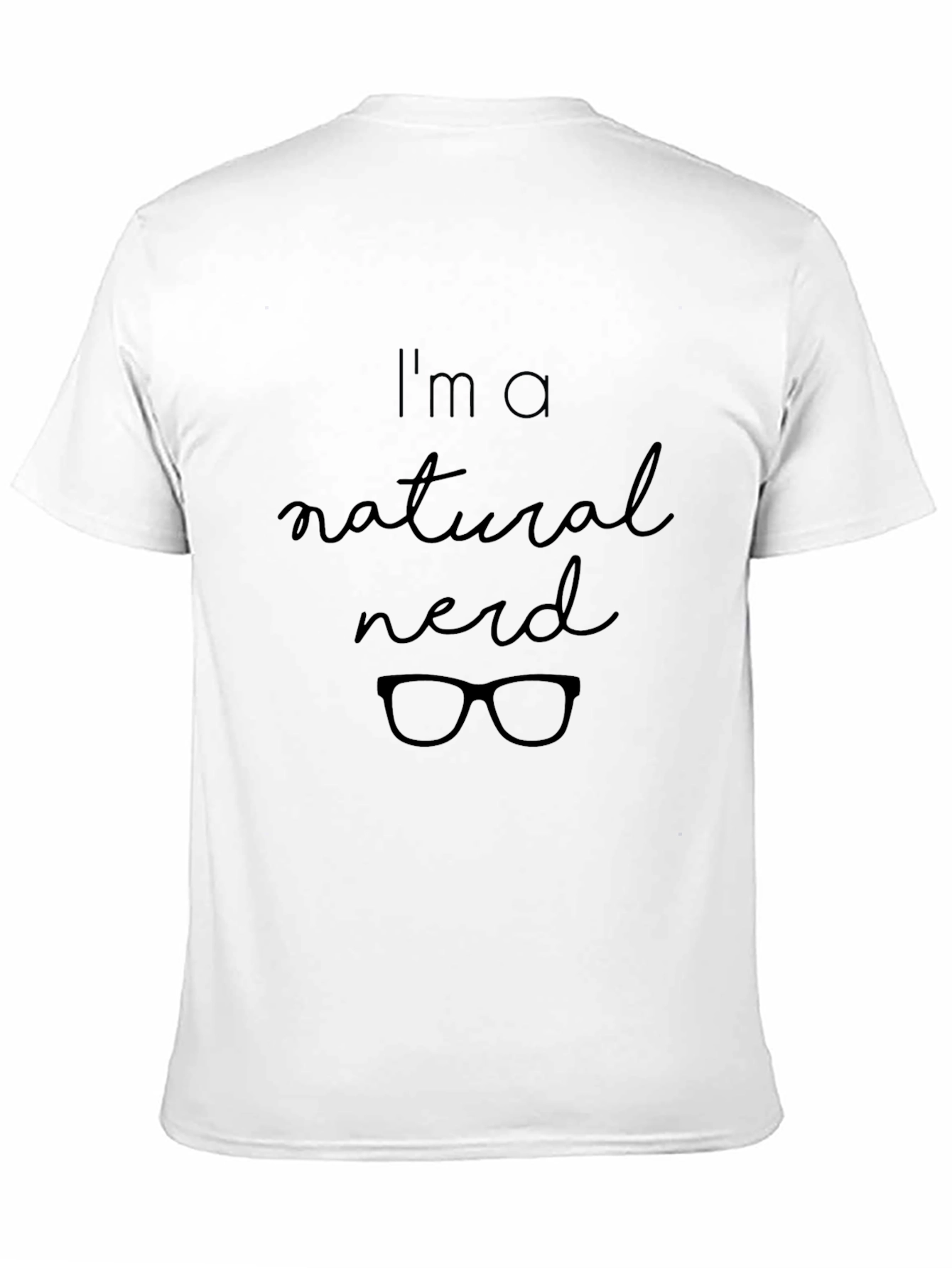 Natural Nerd T-Shirt - Black Cotton Tee