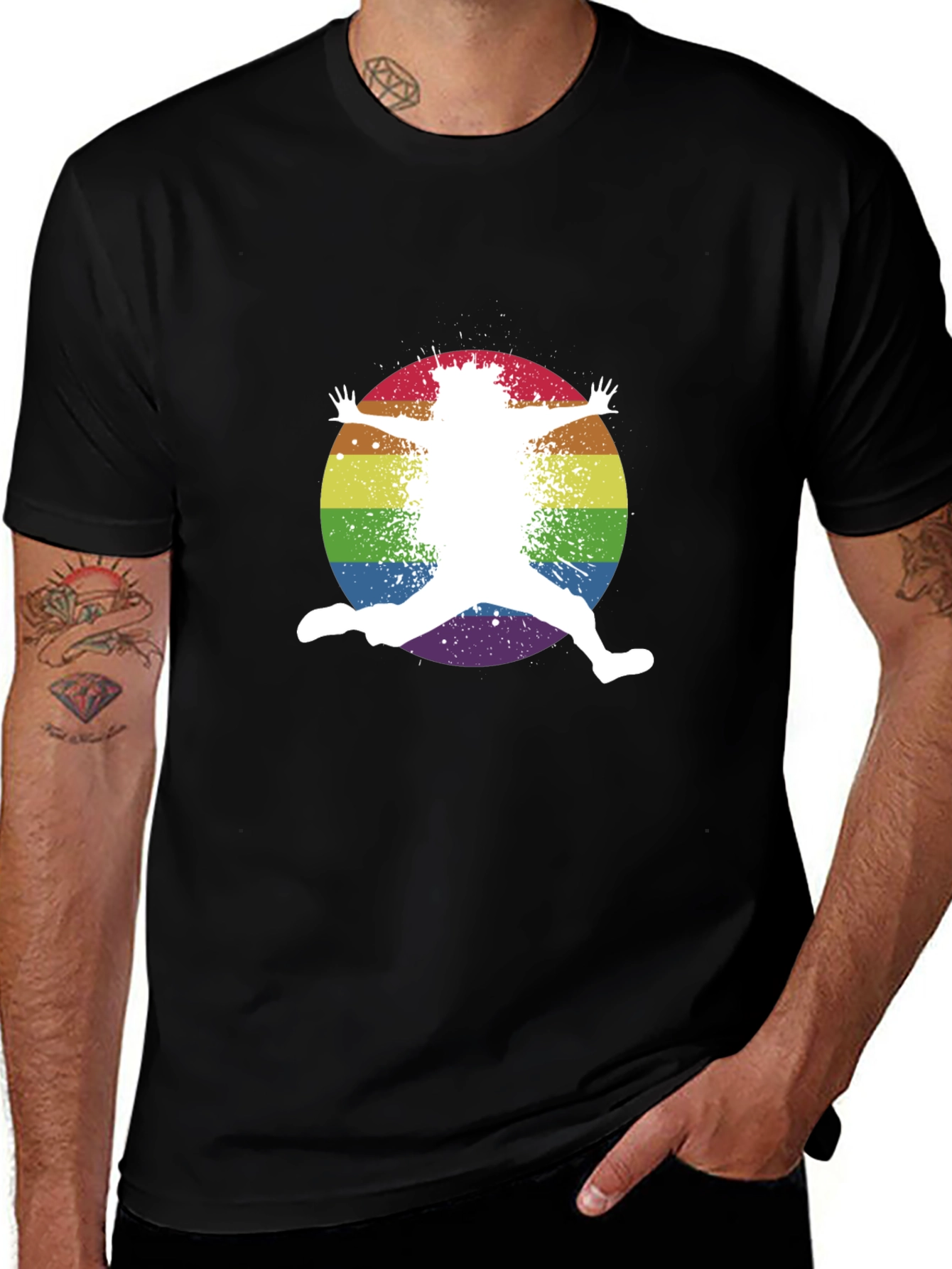 Rainbow Silhouette T-Shirt