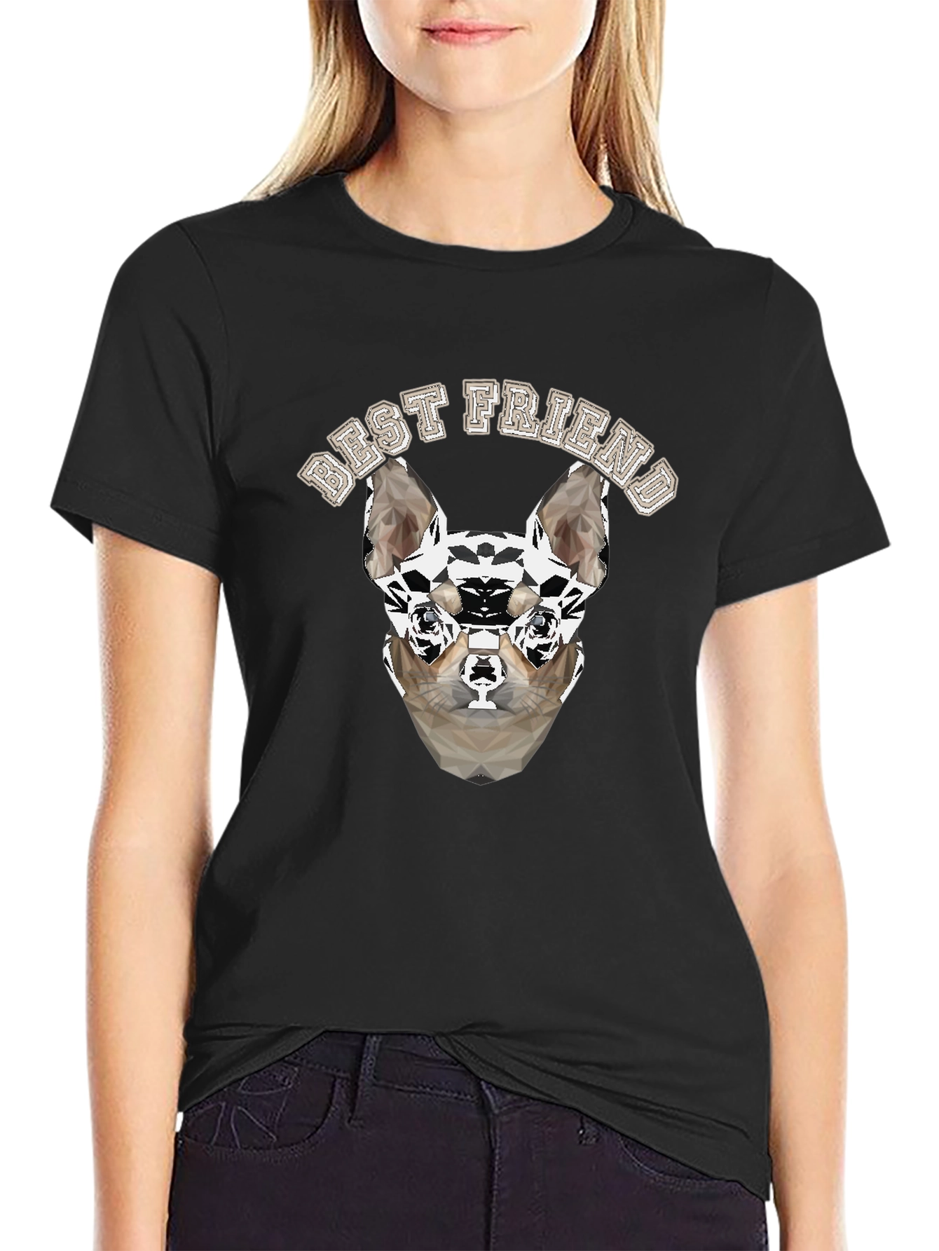 Best Friend Dog Graphic T-Shirt