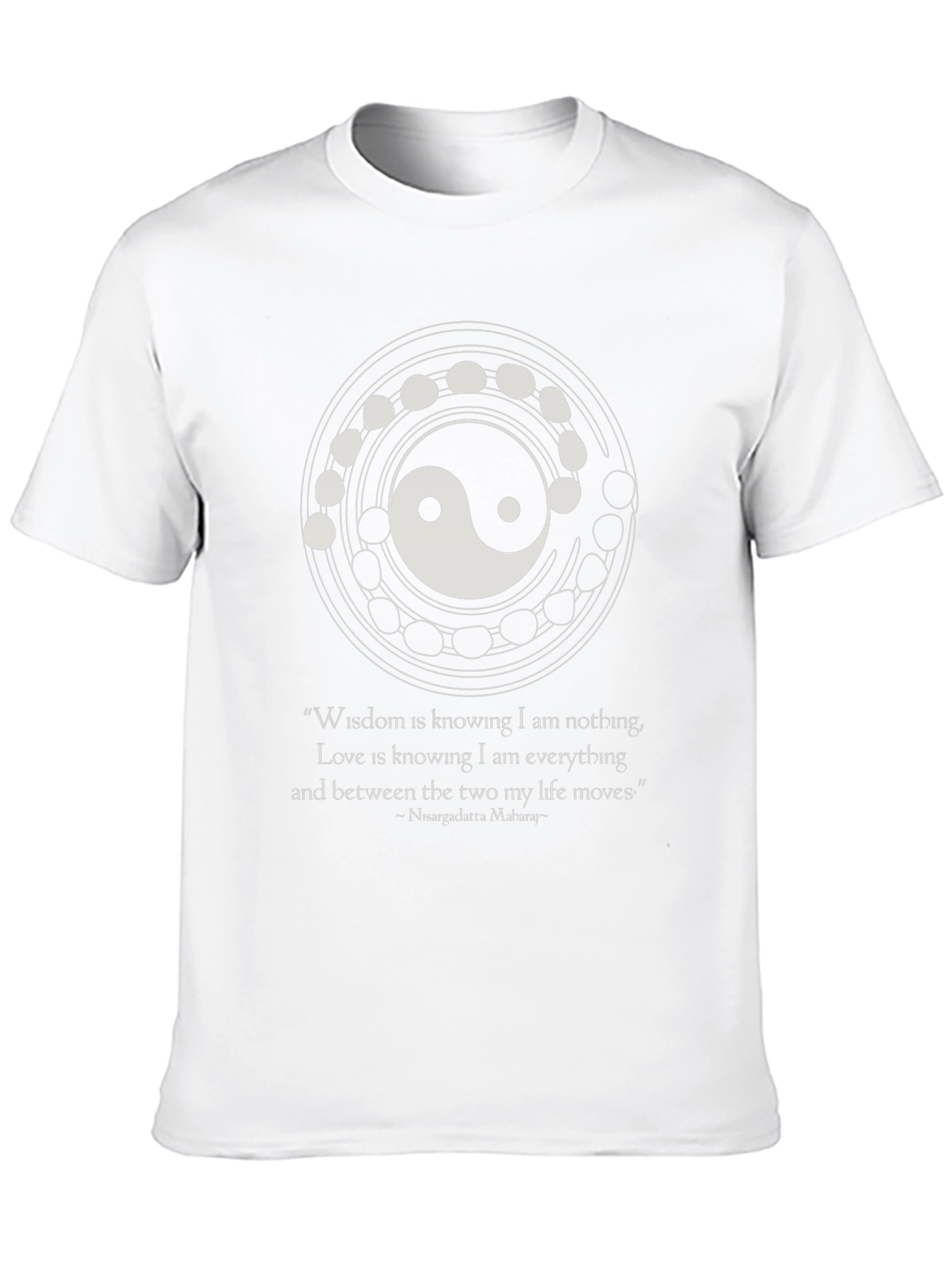 Yin Yang Wisdom Quote T-Shirt - Unisex