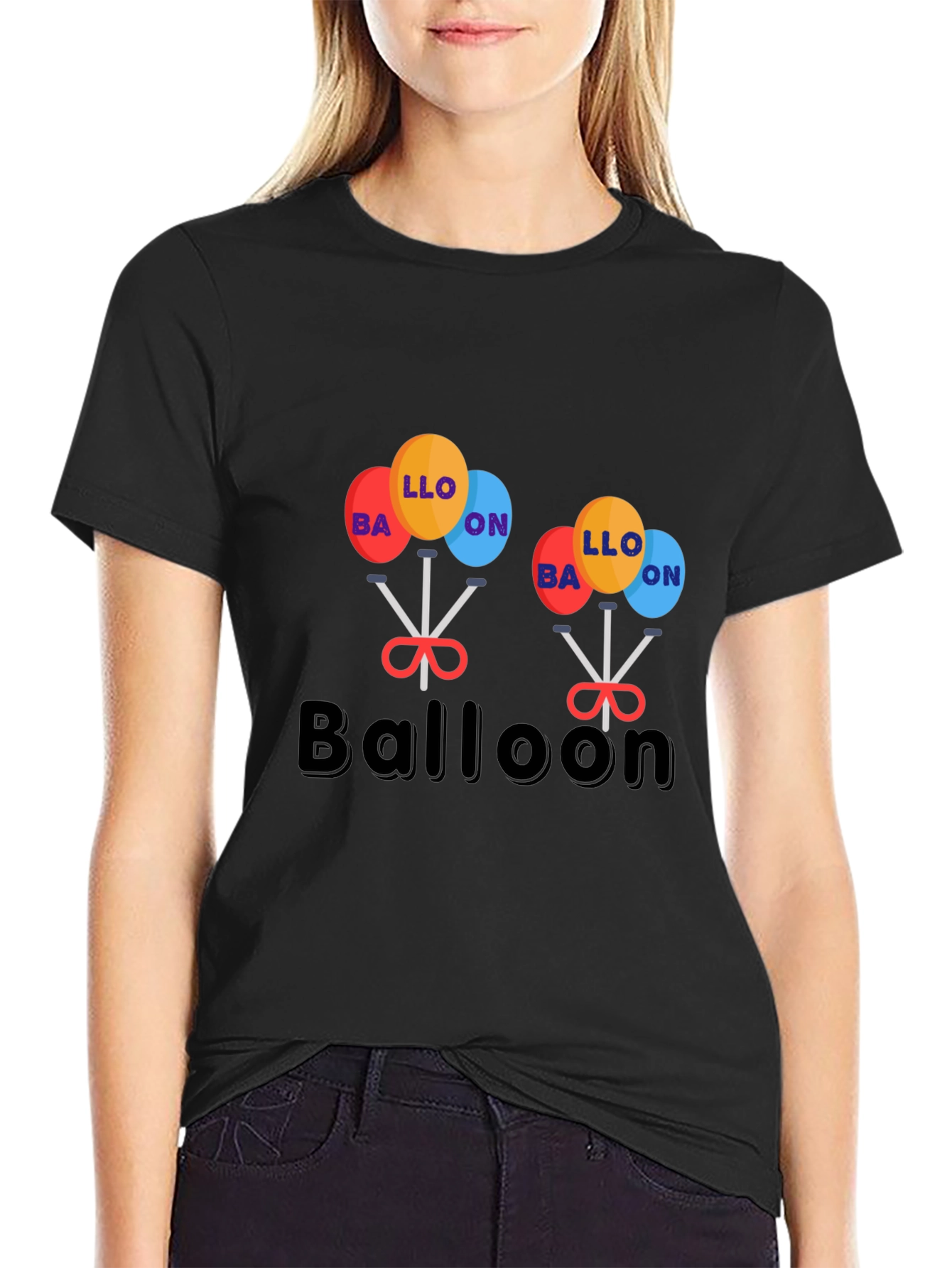 Balloon Graphic Tee - Unique Design!